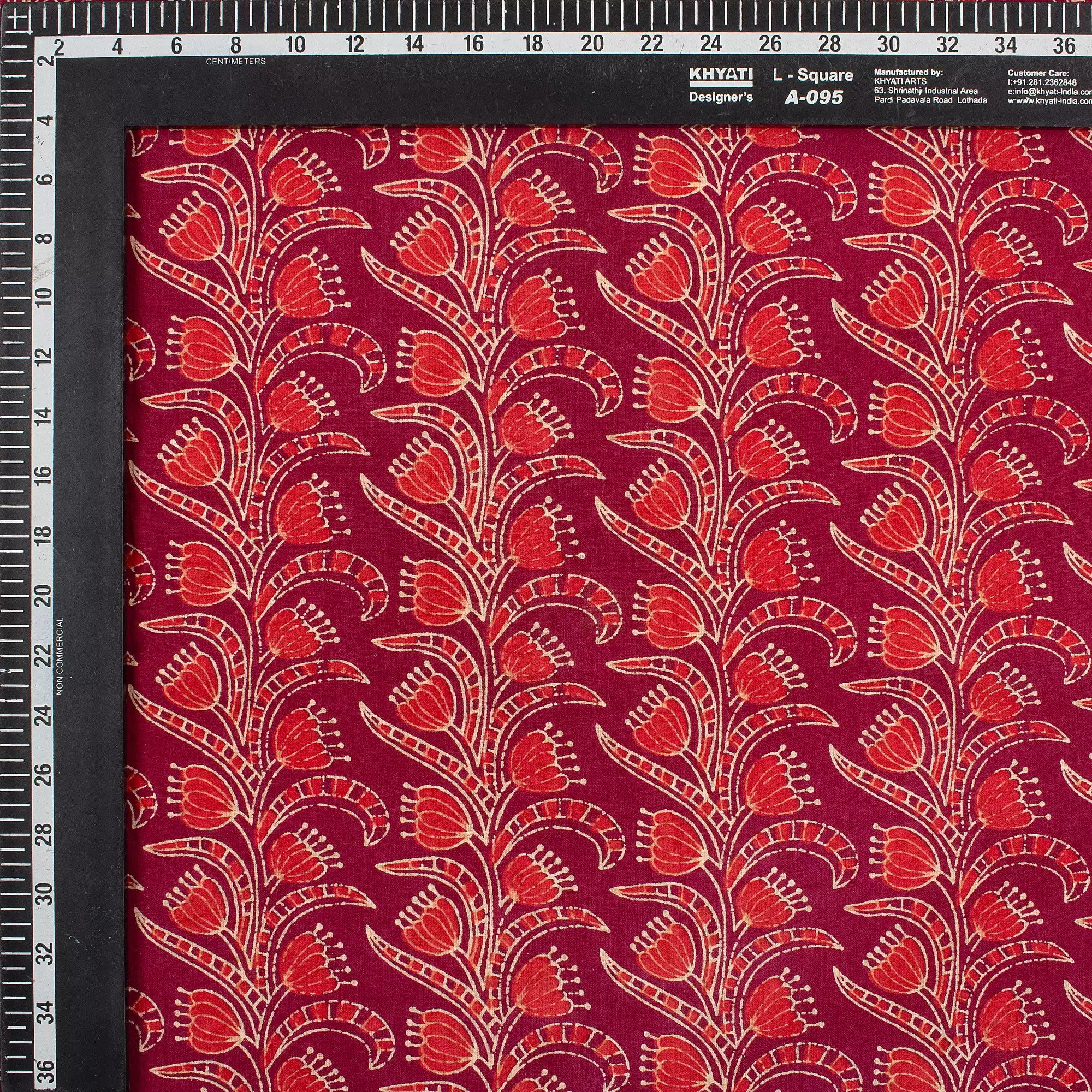 Beautiful Handmade Cotton Ajrakh Dress Fabric