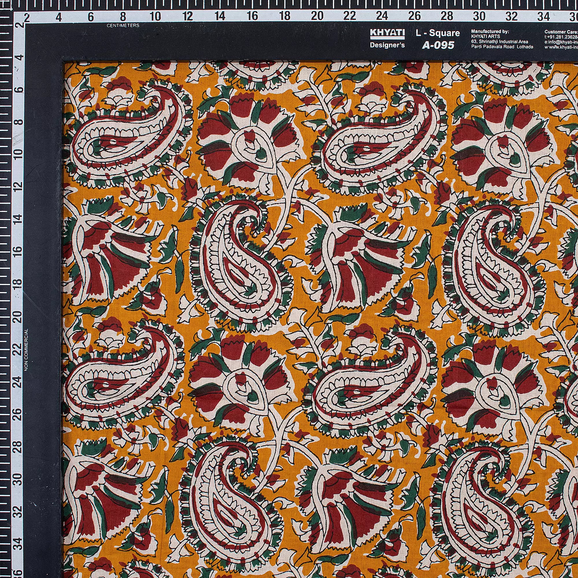 Handmade Paisley Bagru Printed Fabric