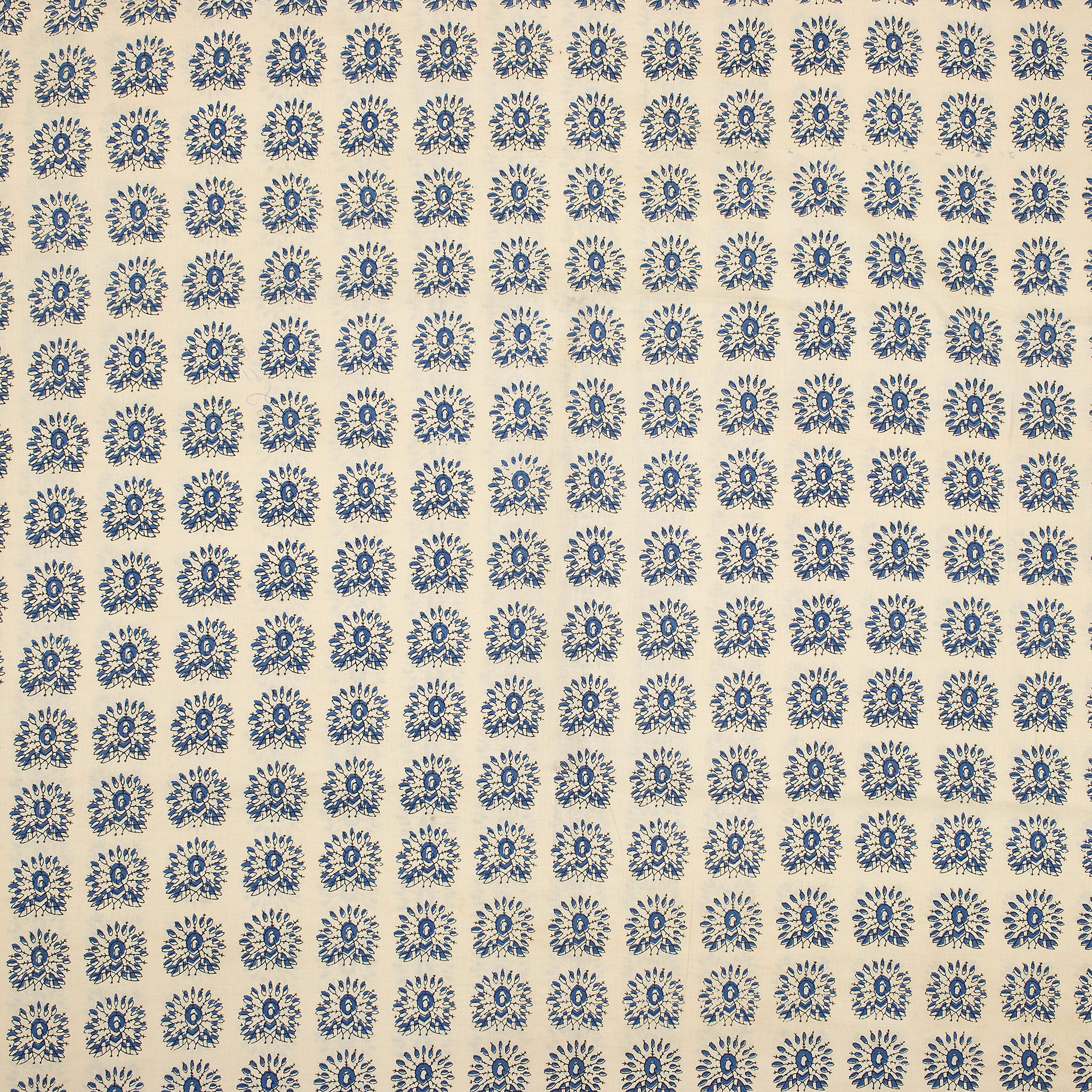 Bagru Peacock Hand Block Print Fabric