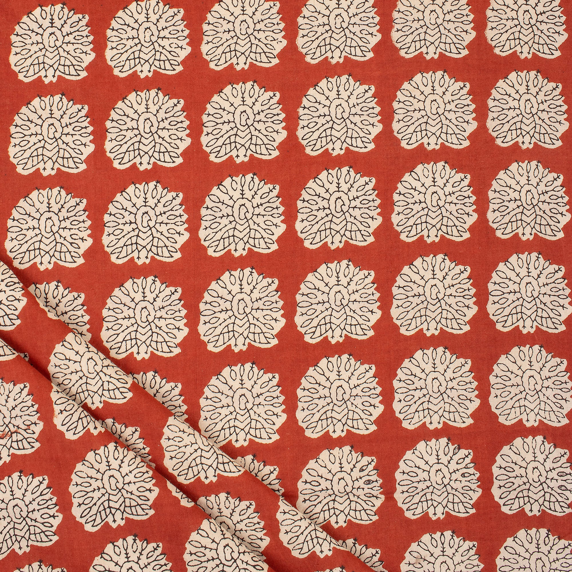 Peacock Jaipur Bagru Hand Block Printed Fabric Online