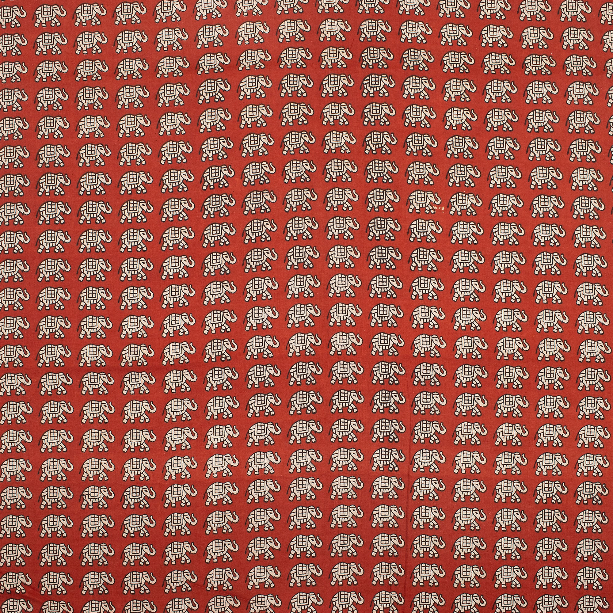 Bagru Animal Hand Block Print Fabric for Clothing