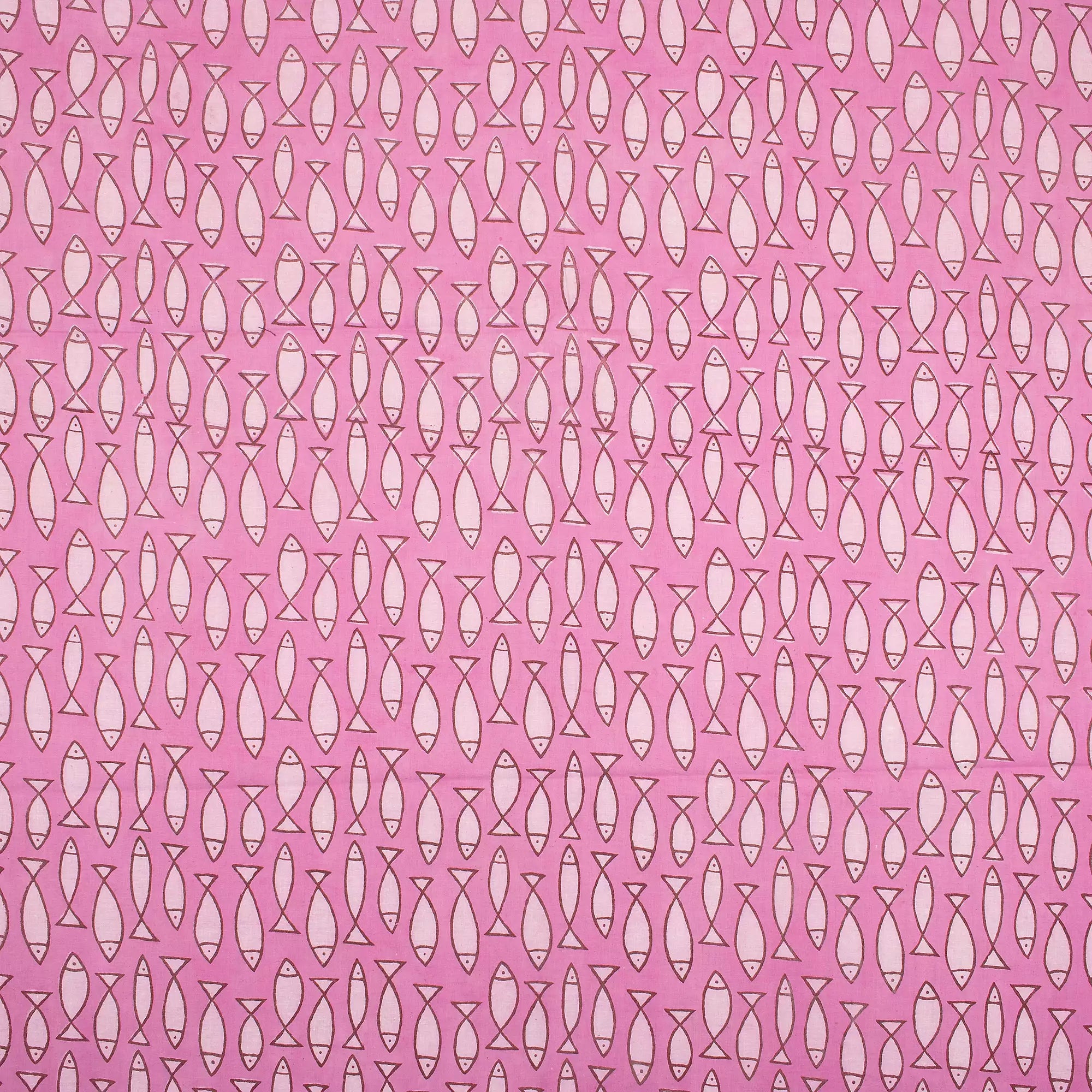 Premium Quality Fish Printed Bagru Fabric
