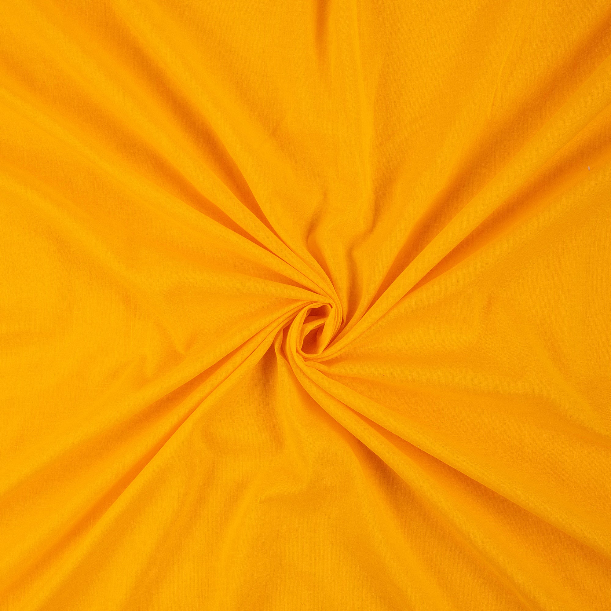 Solid Royal Yellow Cotton Fabric