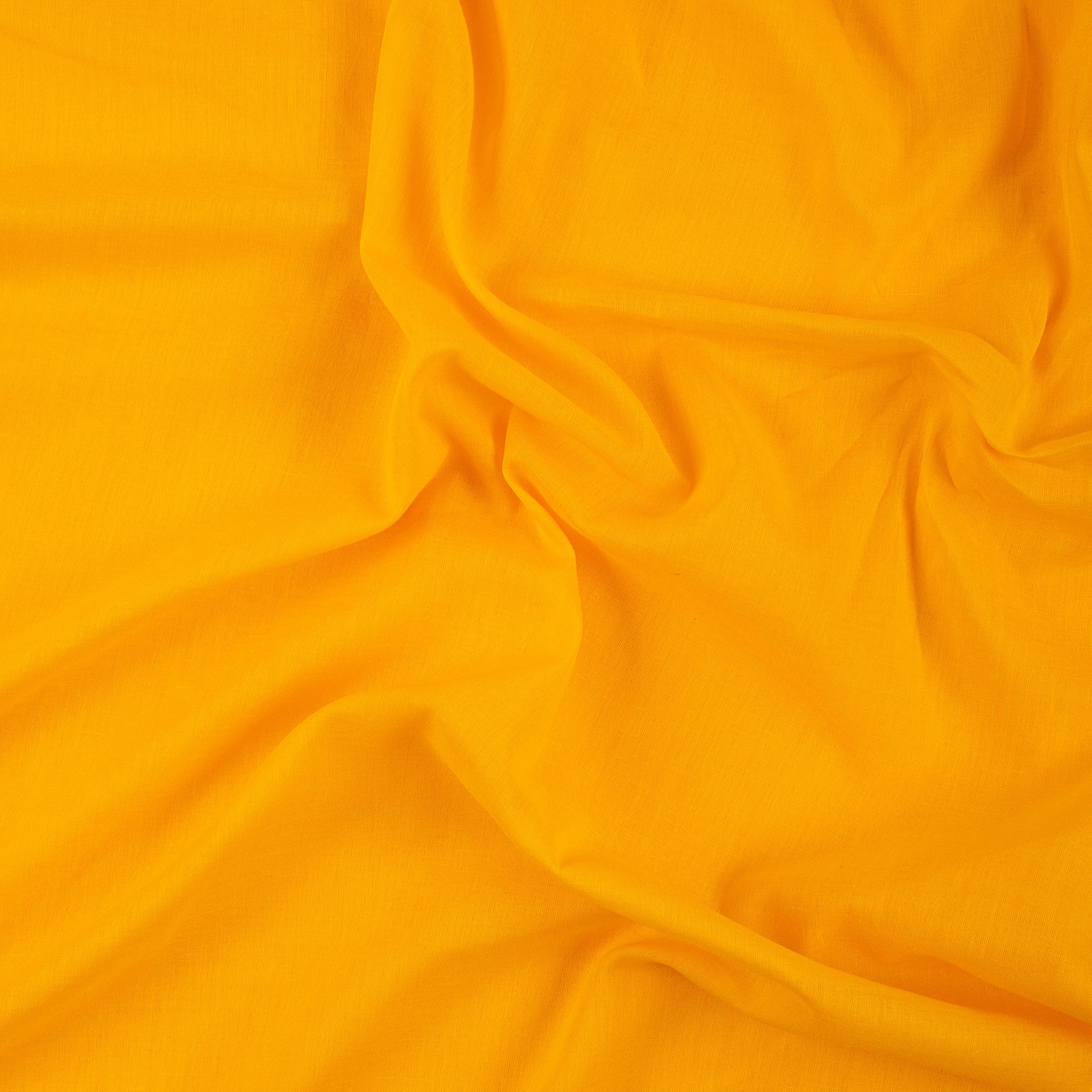 Solid Royal Yellow Cotton Fabric