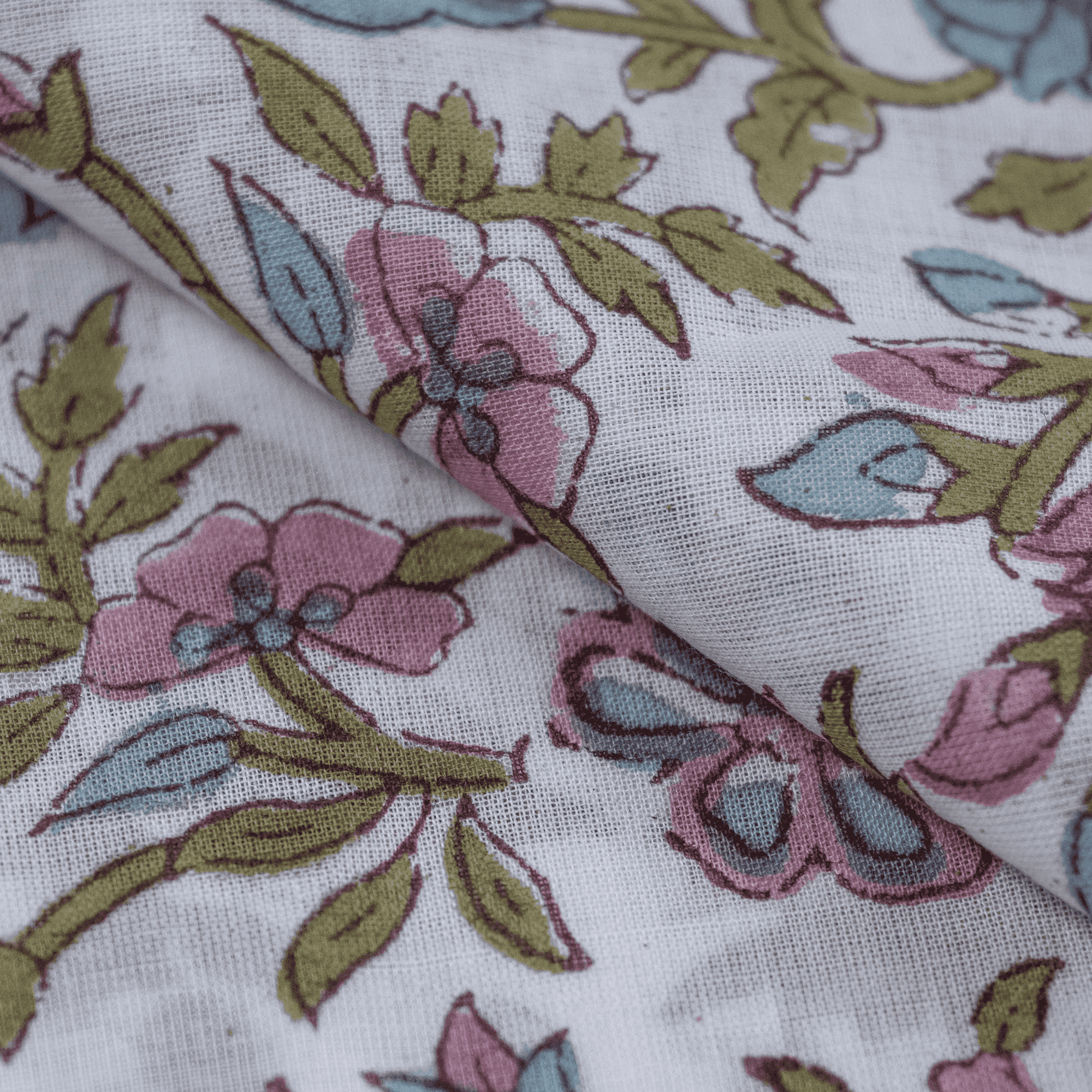 Best Fabric For Kurti Floral Printed Cotton Fabric