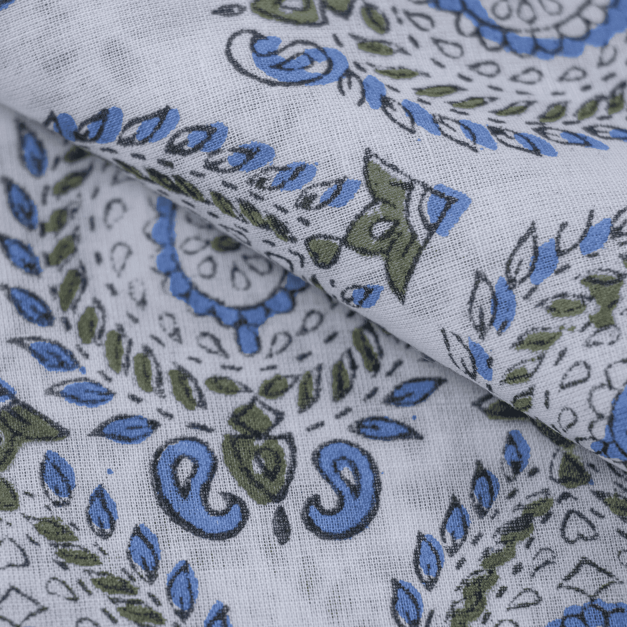Sanganeri Hand Block Printing Fabric