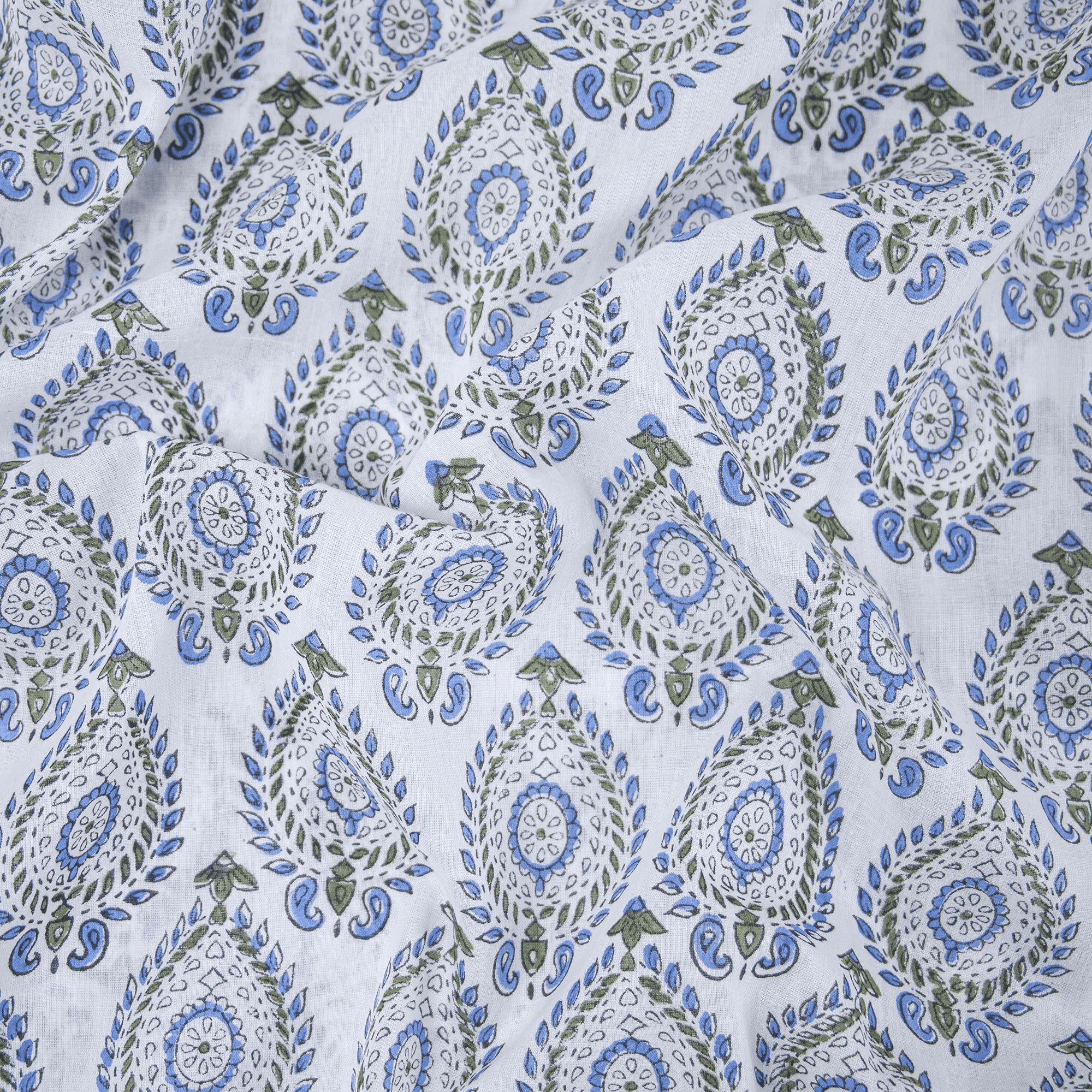 Sanganeri Hand Block Printing Fabric