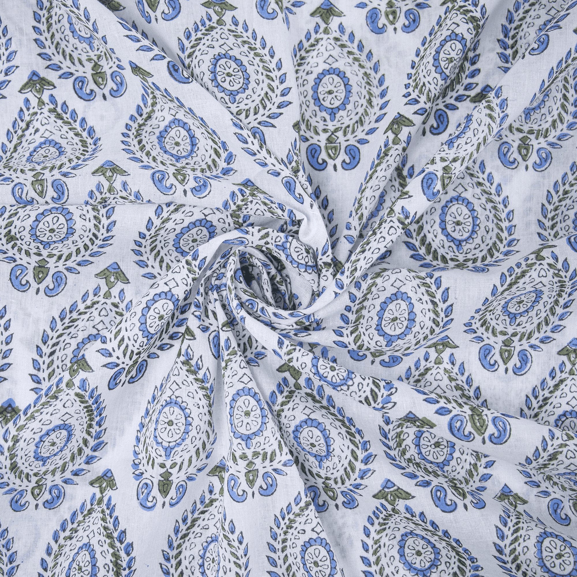 Sanganeri Hand Block Printing Fabric