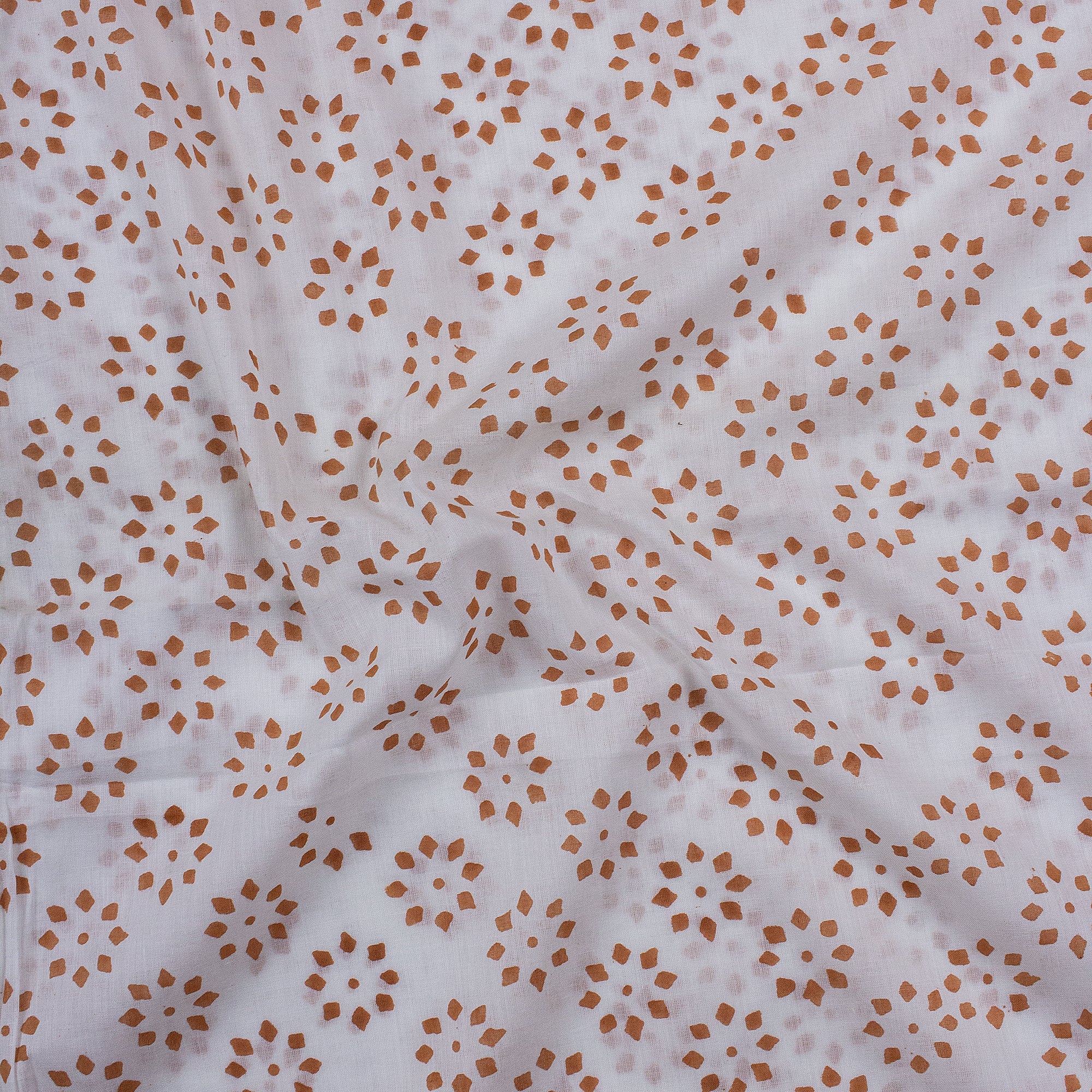 Traditional Brown Booty Indian Block Printed Women&