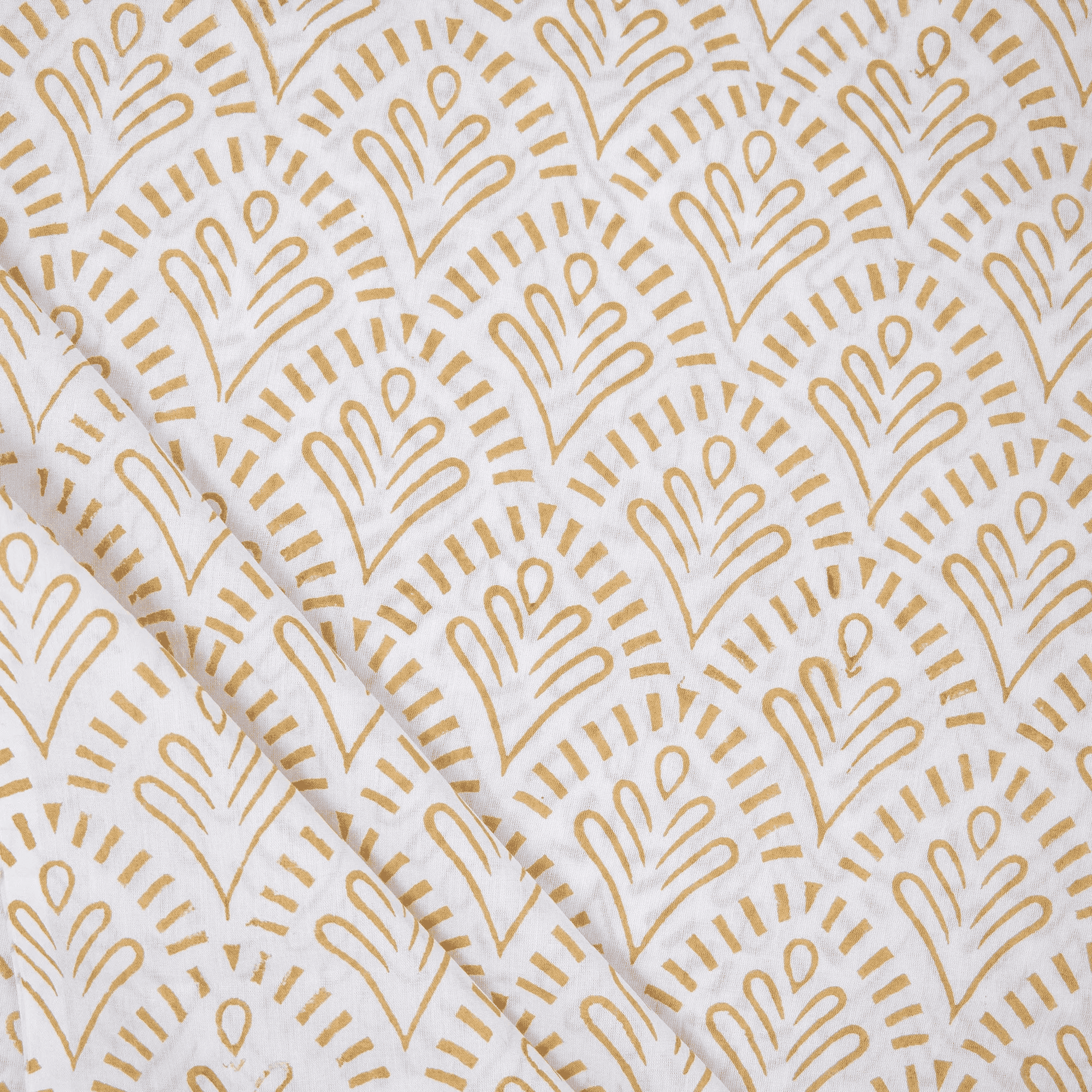 Hand Block Print Cotton Kurti Fabric Material