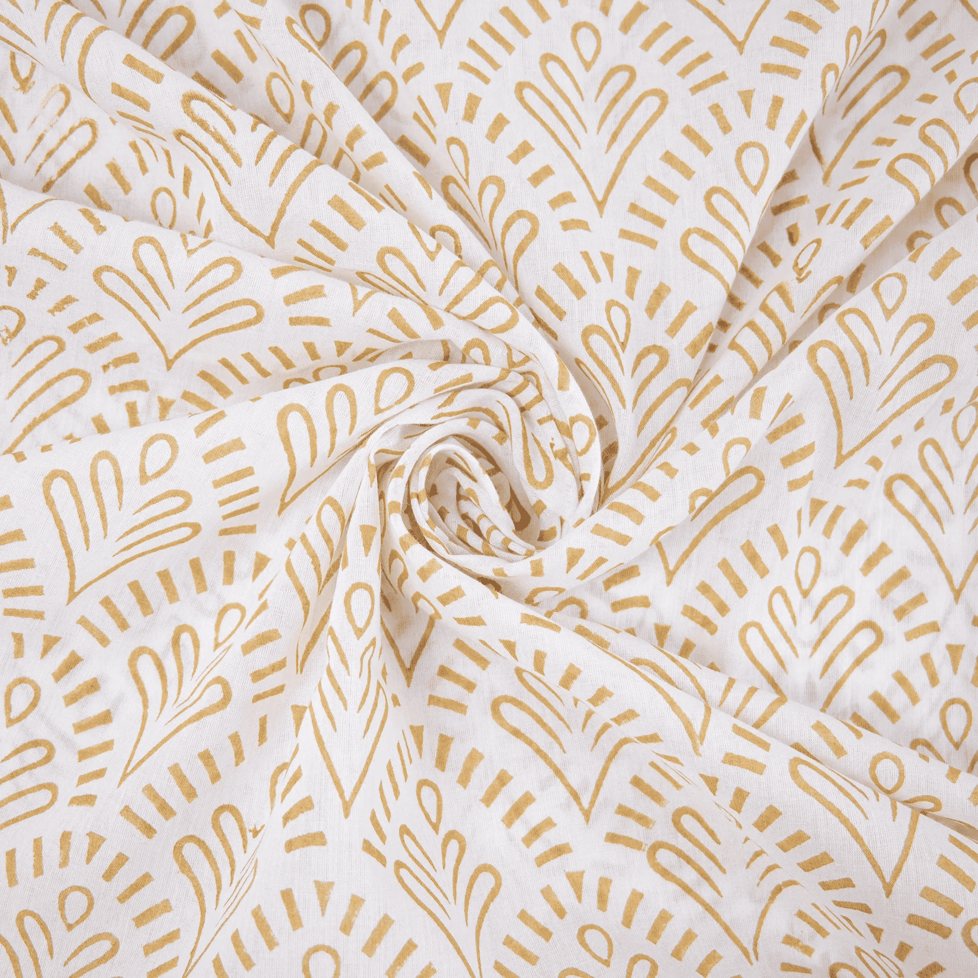 Hand Block Print Cotton Kurti Fabric Material