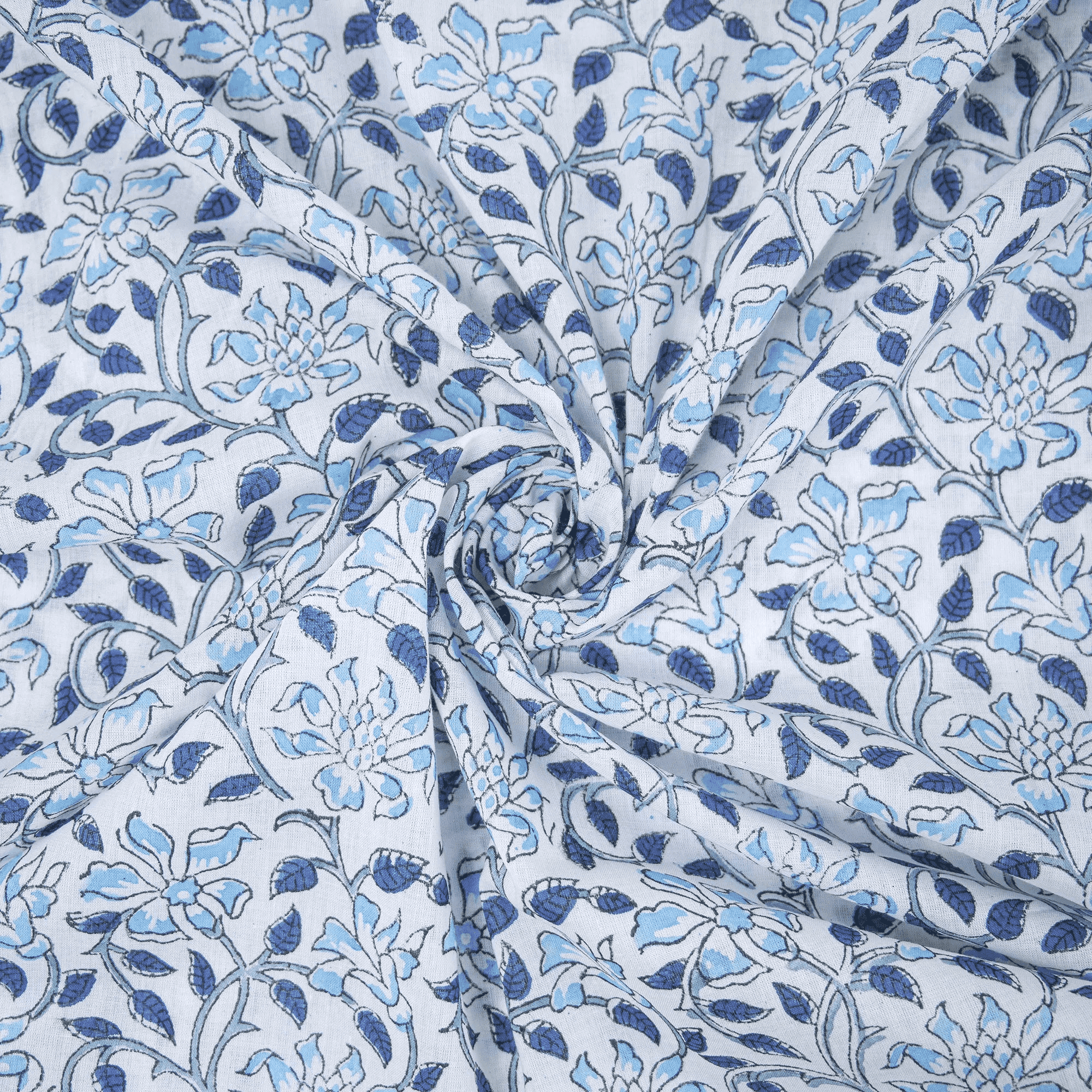 block print jaipur cotton fabric