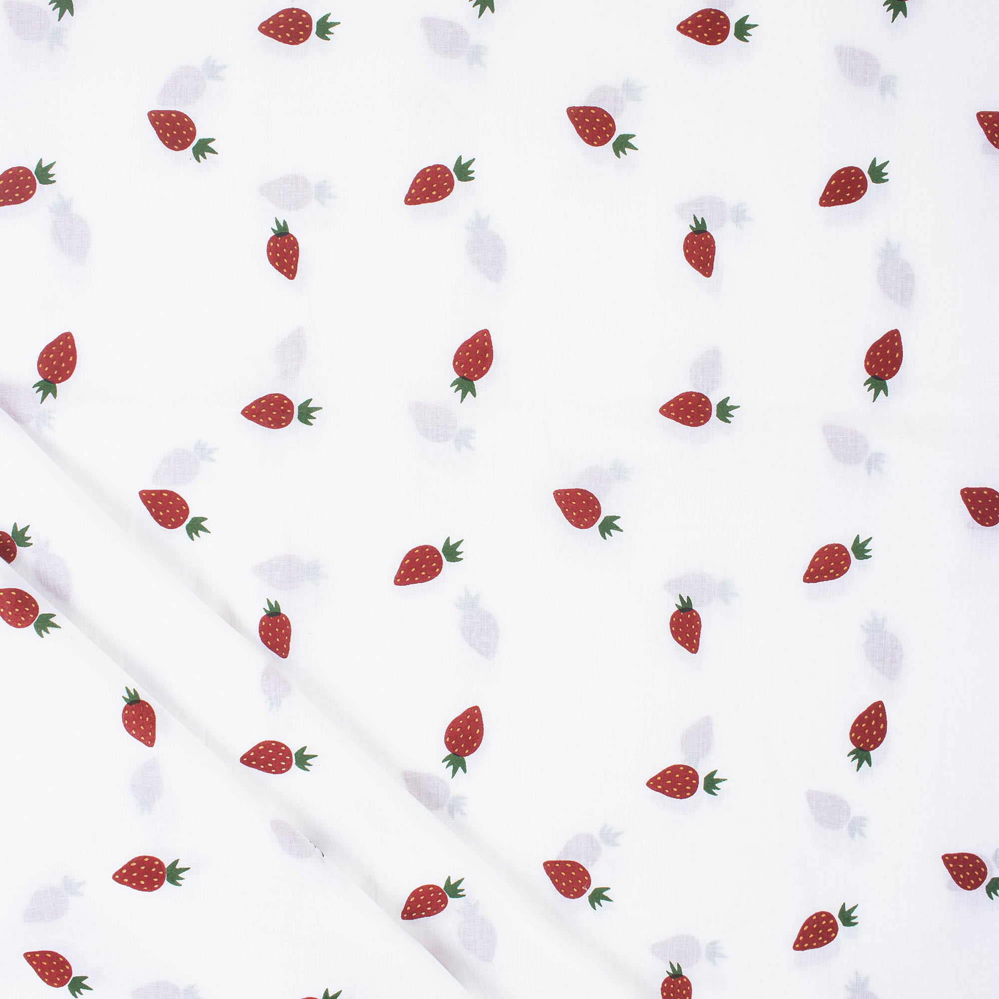Latest Strawberry Tie Dye Fabric Set Pure Cotton