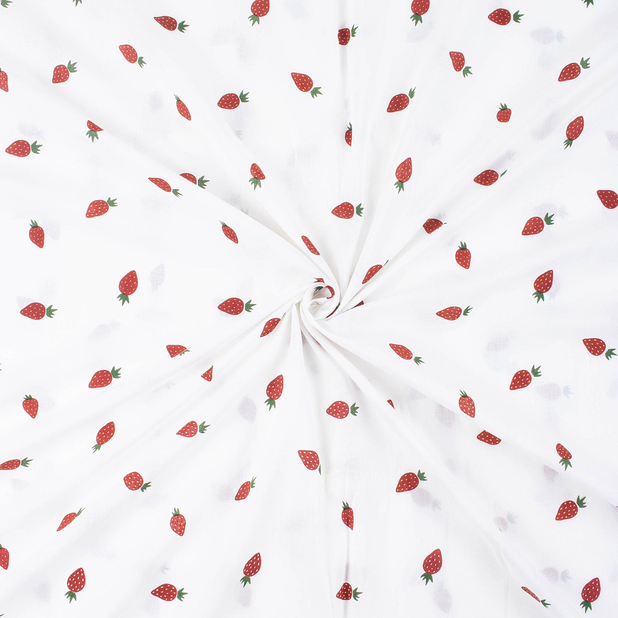 Latest Strawberry Tie Dye Fabric Set Pure Cotton