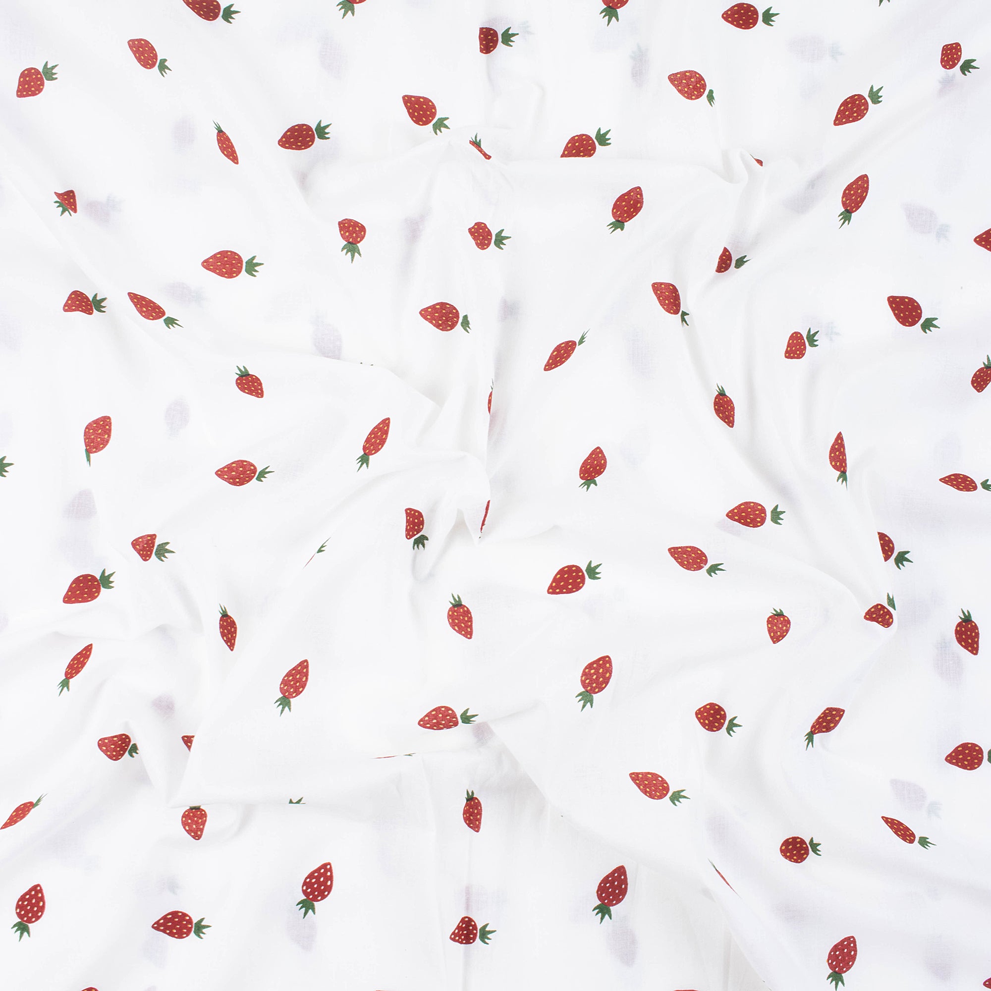 Latest Strawberry Tie Dye Fabric Set Pure Cotton