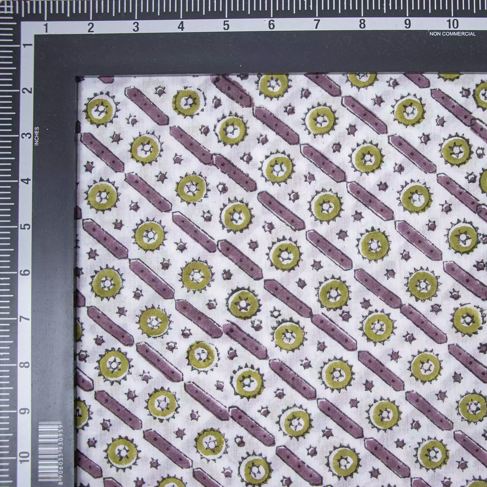 Multicolor Hand Block Printed Pure Cotton Fabric