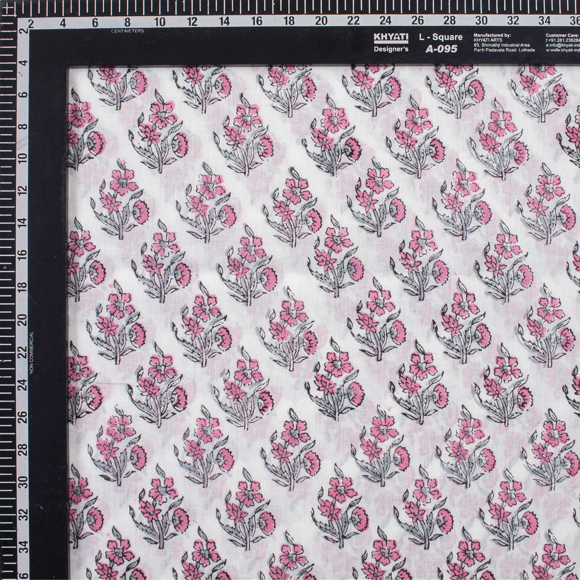 Booti Hand Block Printed Fabric by Yard Online