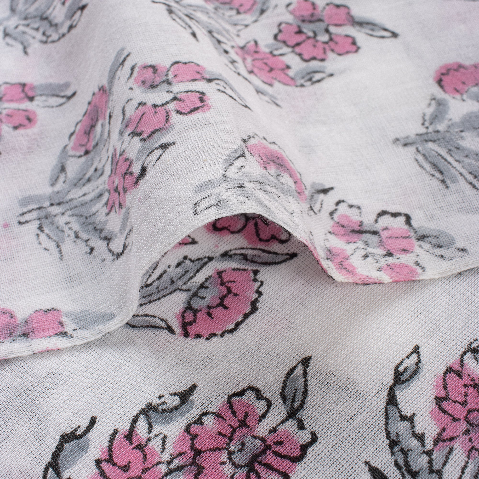Booti Hand Block Printed Fabric by Yard Online