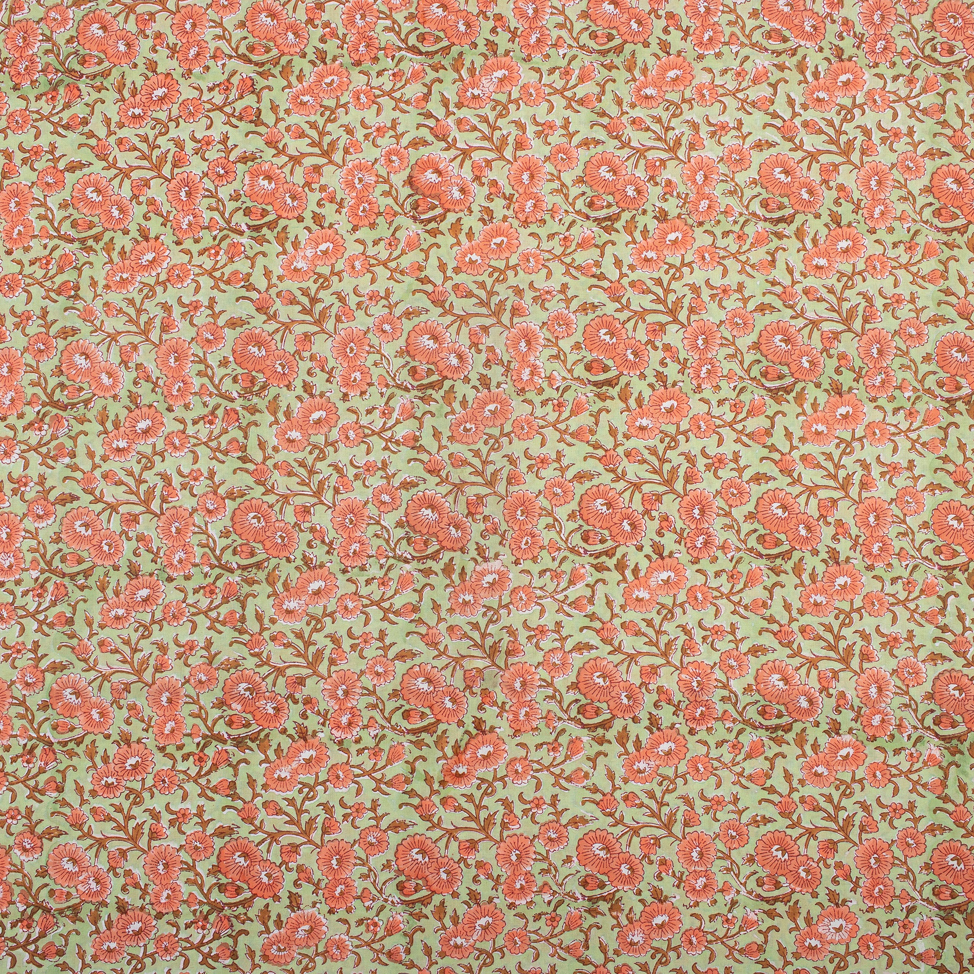 Stylish Handmade Floral Cotton Fabric in India