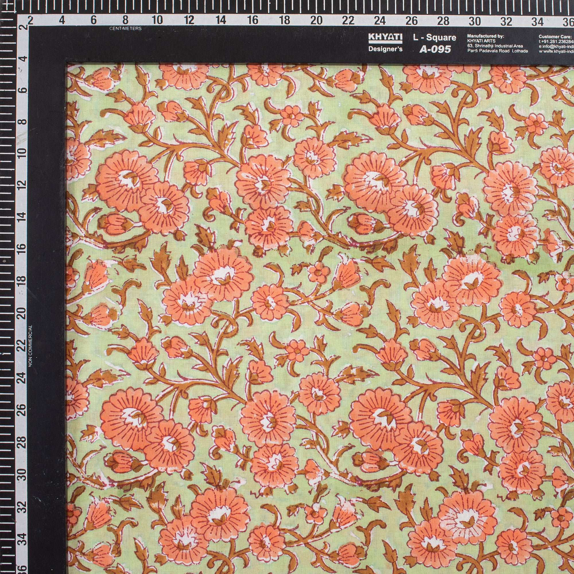 Stylish Handmade Floral Cotton Fabric in India