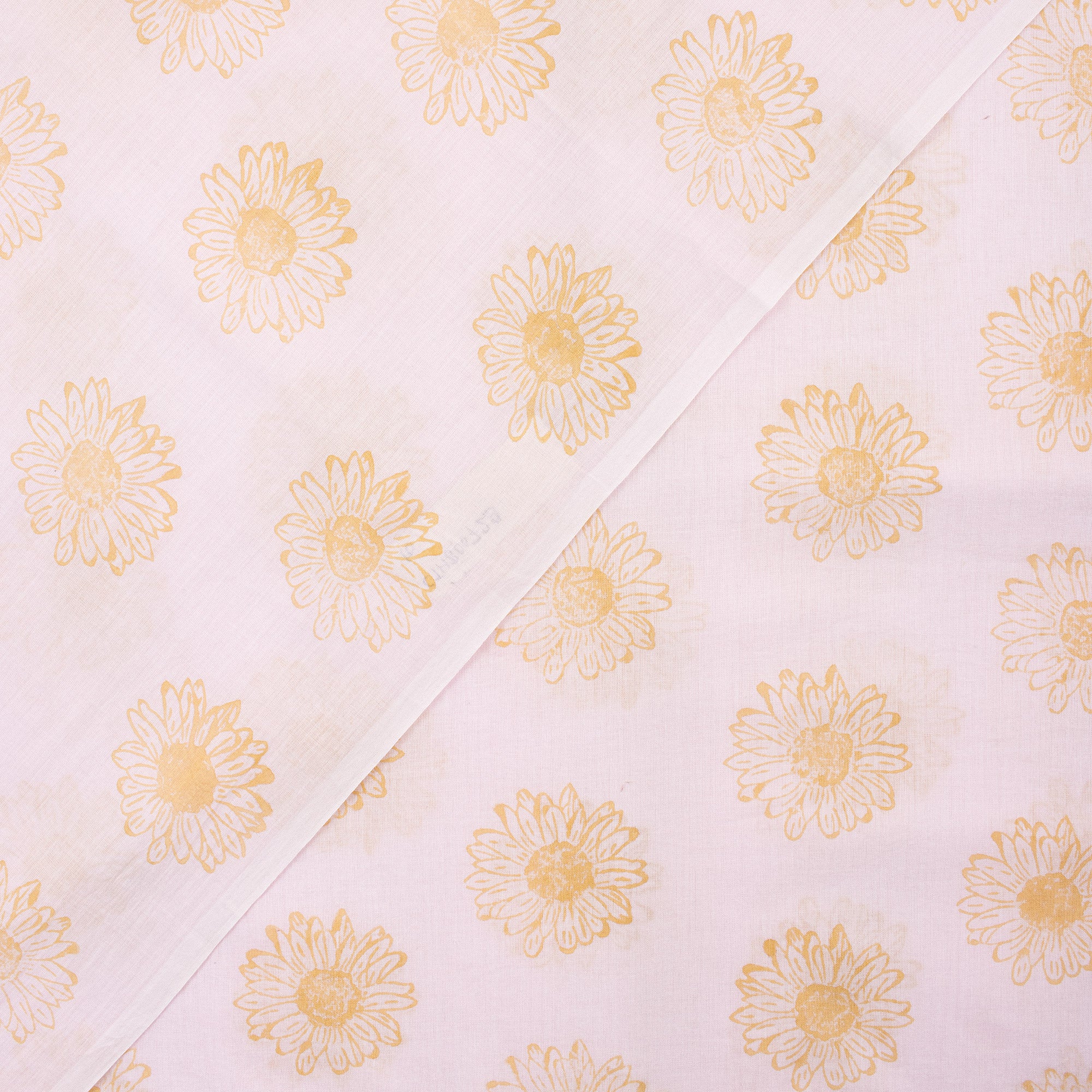 Beautiful Indian Floral Hand Block Printed Cotton Fabric