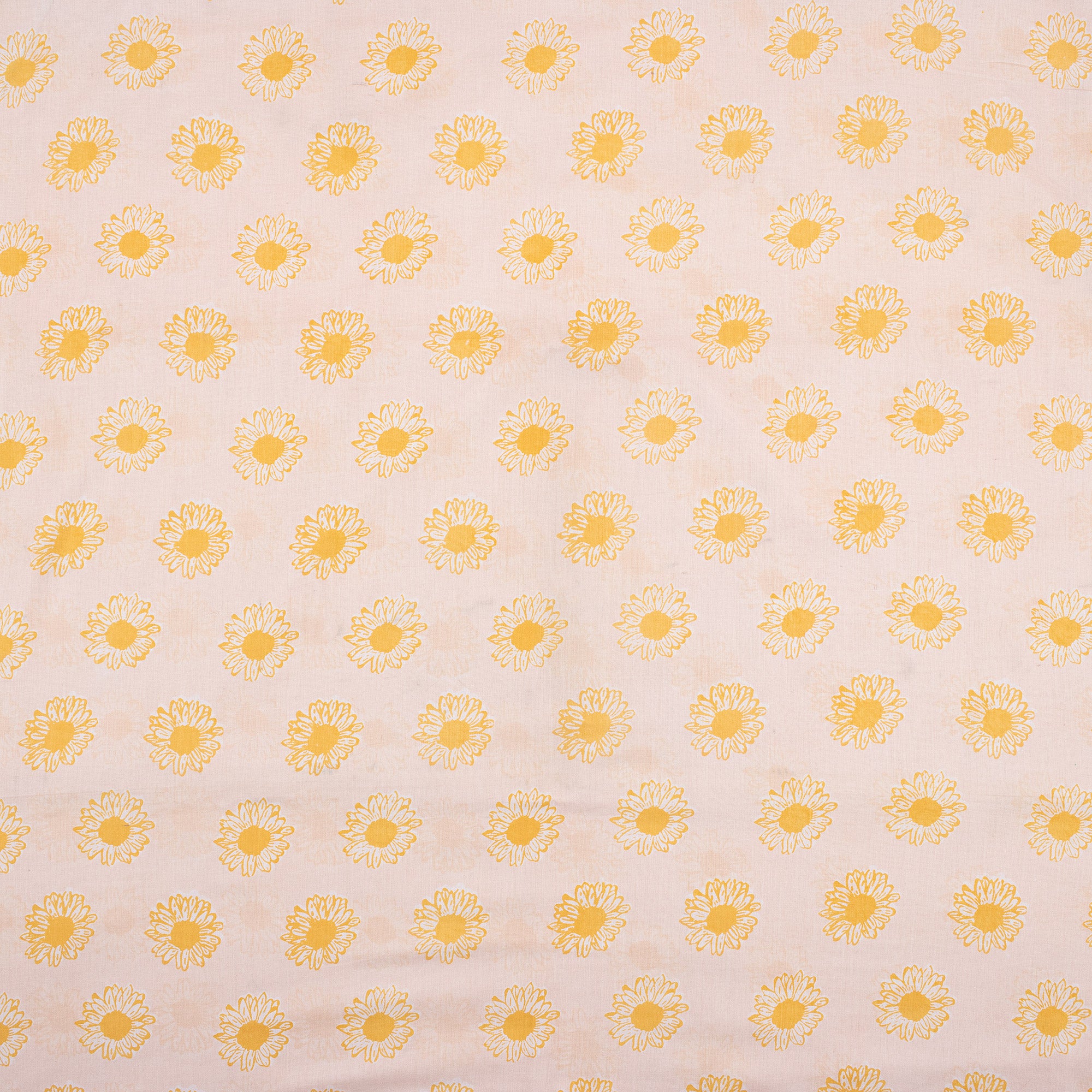 Floral Pure Cotton Hand Block Printed Fabric
