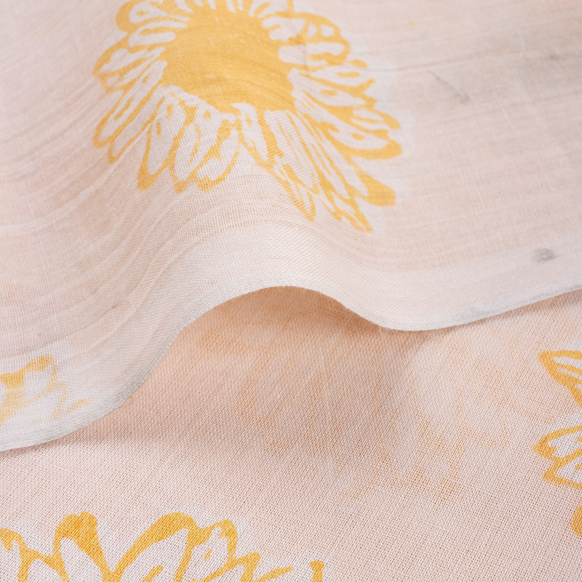 Floral Pure Cotton Hand Block Printed Fabric