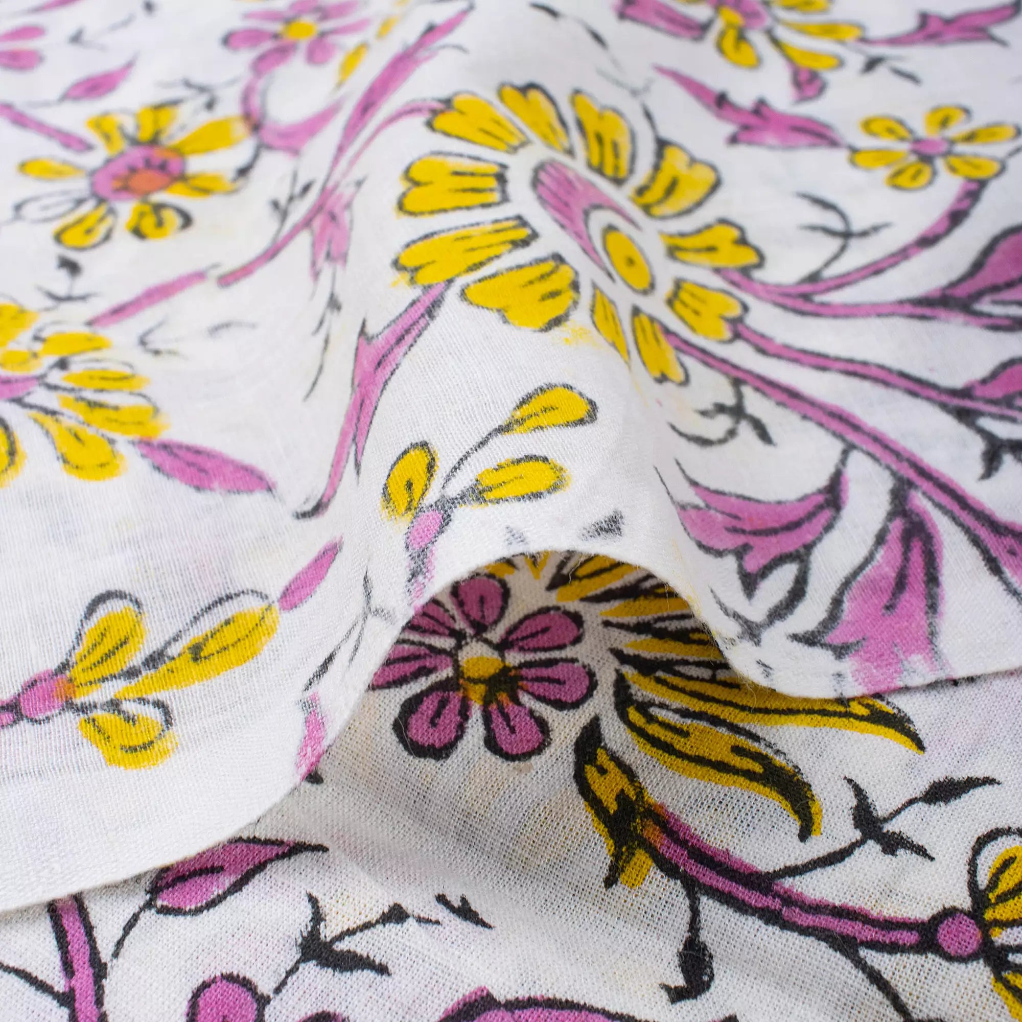 Exclusive Hand Block Printed Fabric