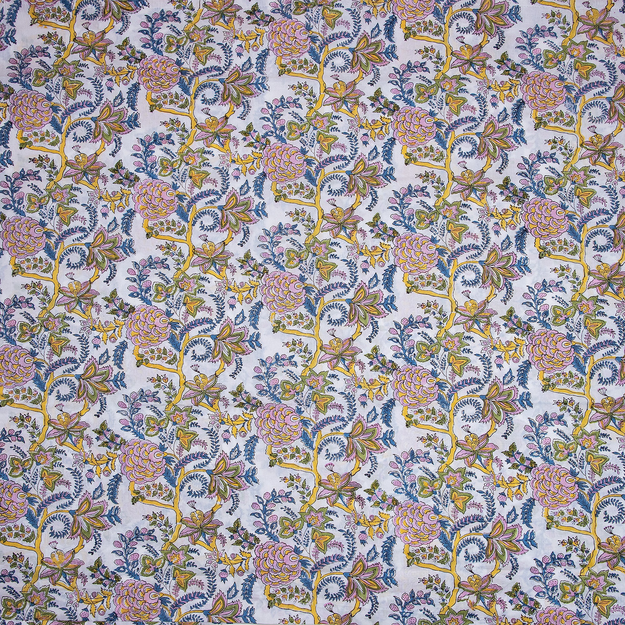 Multicolor Floral Print Cotton Cloth Material