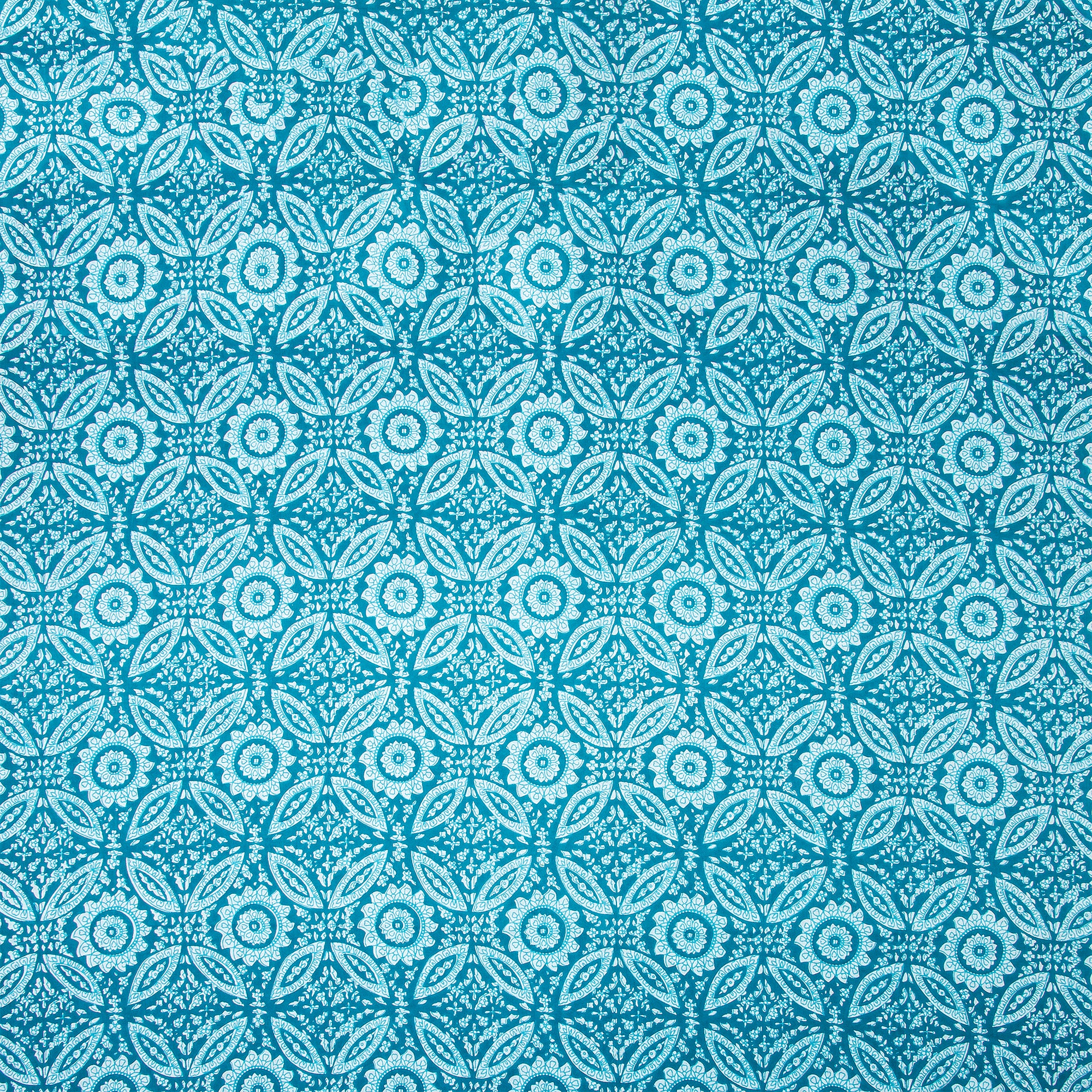 Rangoli Hand Block Printed Soft Cotton Fabric
