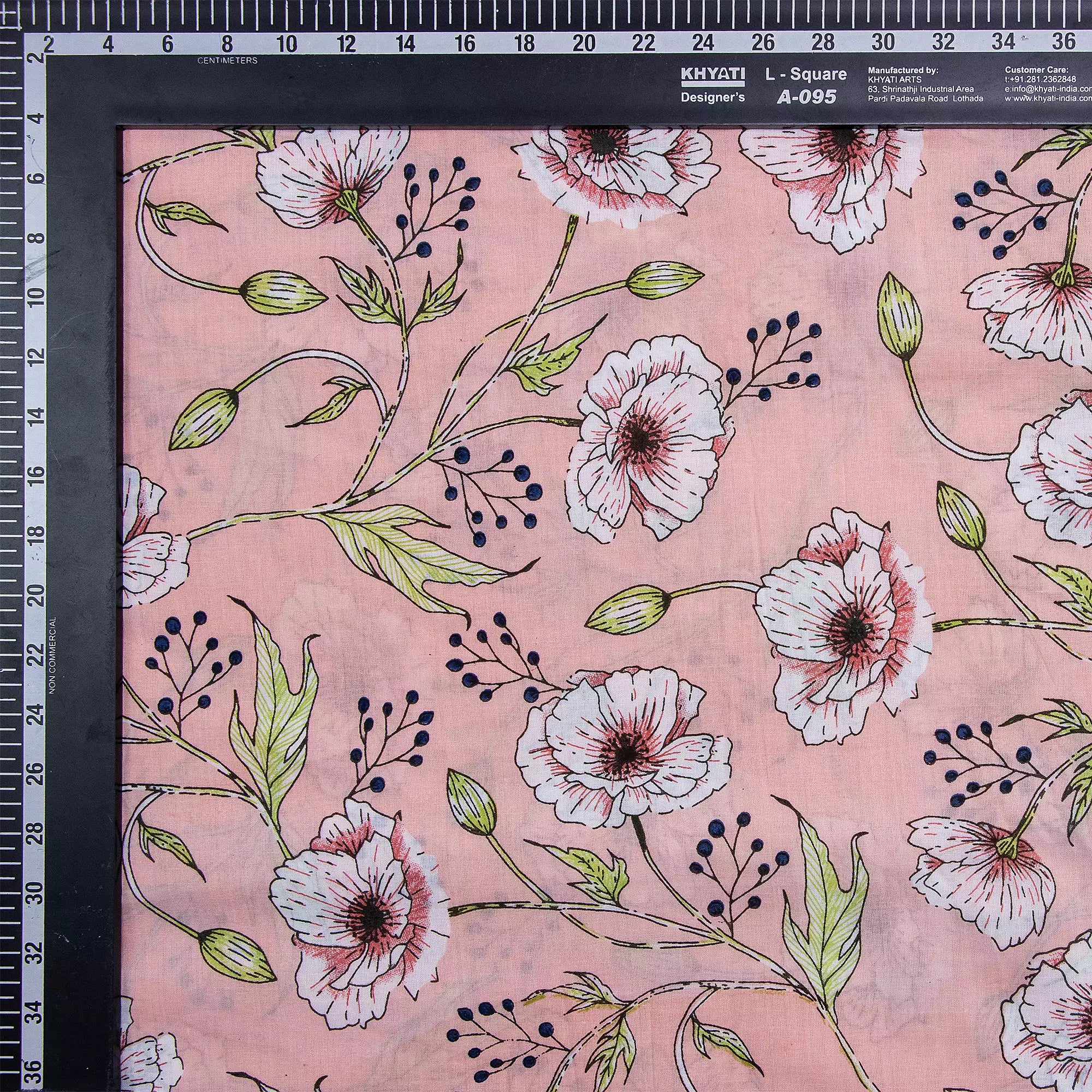 Beautiful Hand Block Printed Pure Cotton Fabric