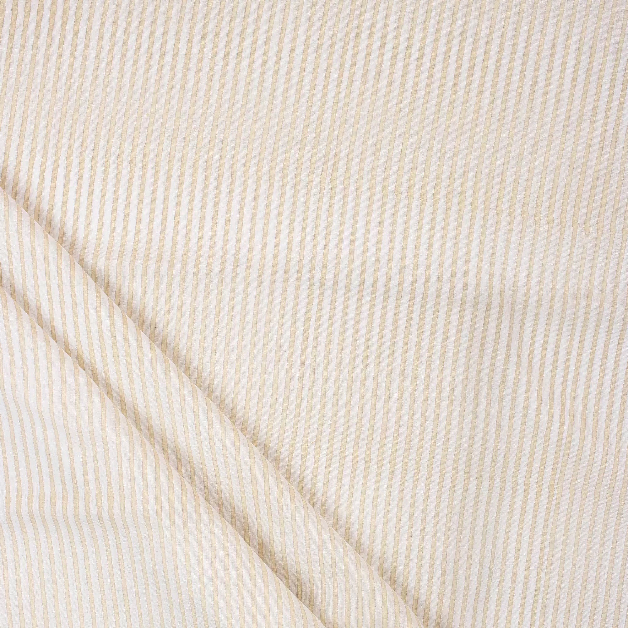 Beautiful Stripe Hand Block Print Fabric