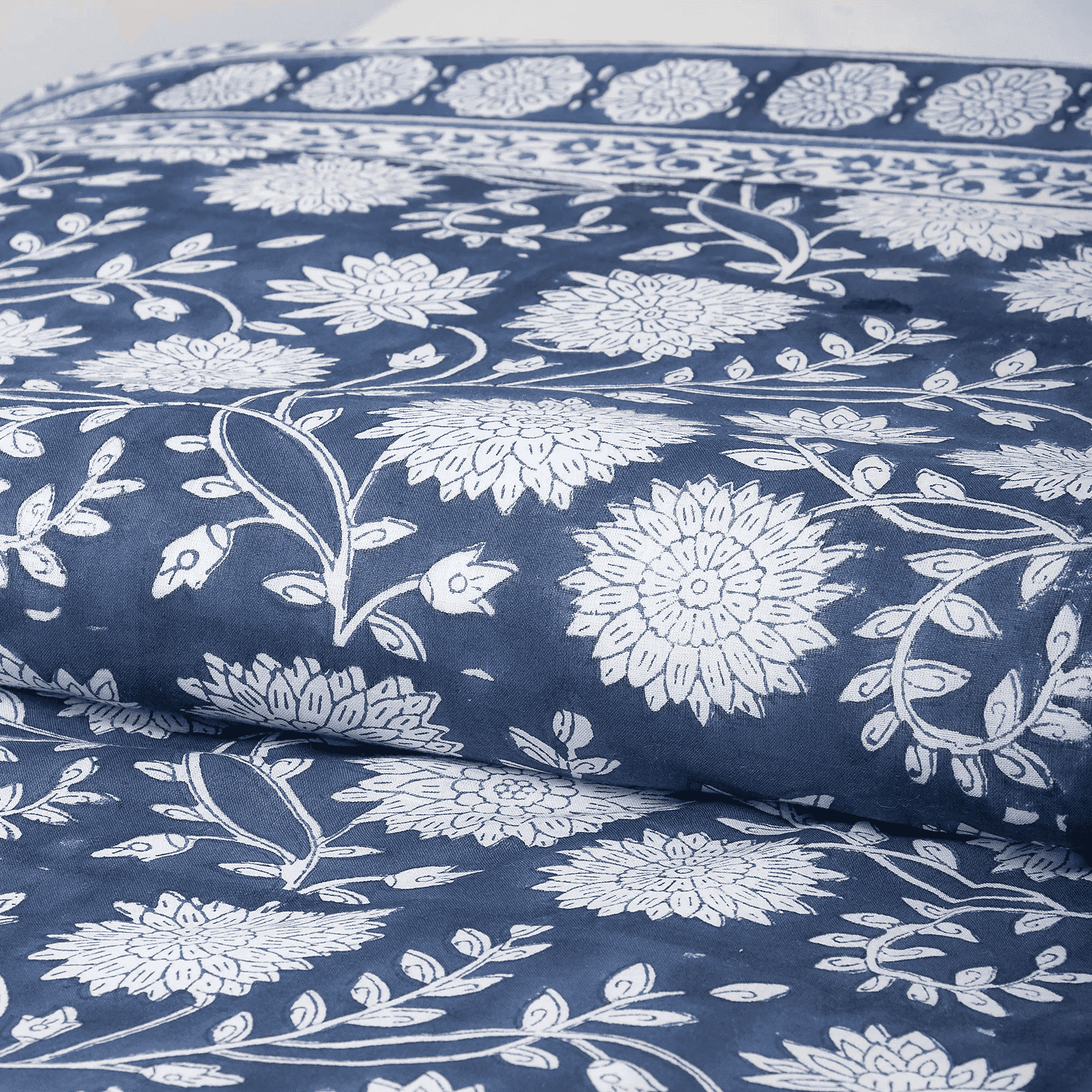 Hand Block Print Pure Cotton Dohar & Reversible