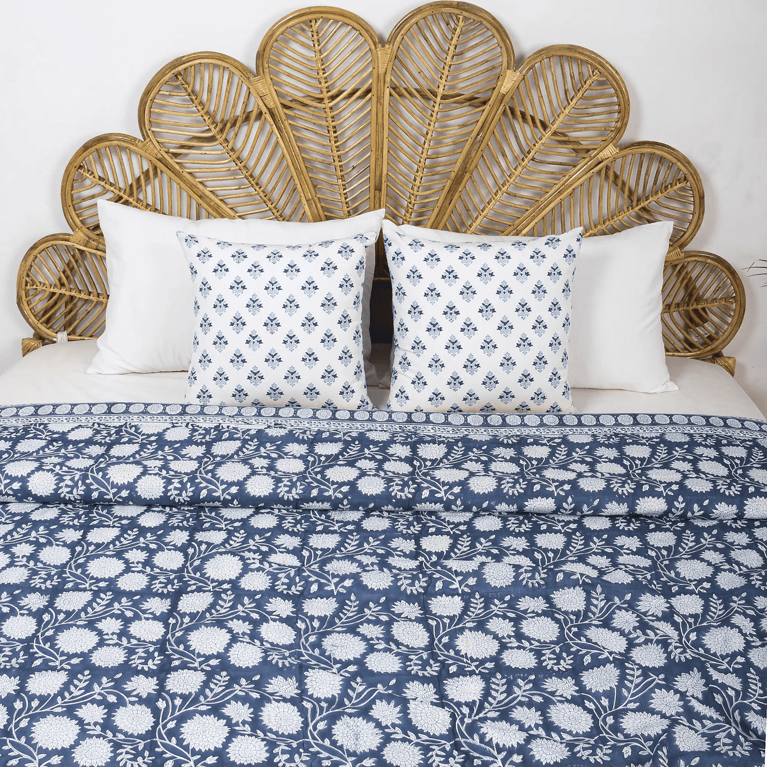 Hand Block Print Pure Cotton Dohar & Reversible
