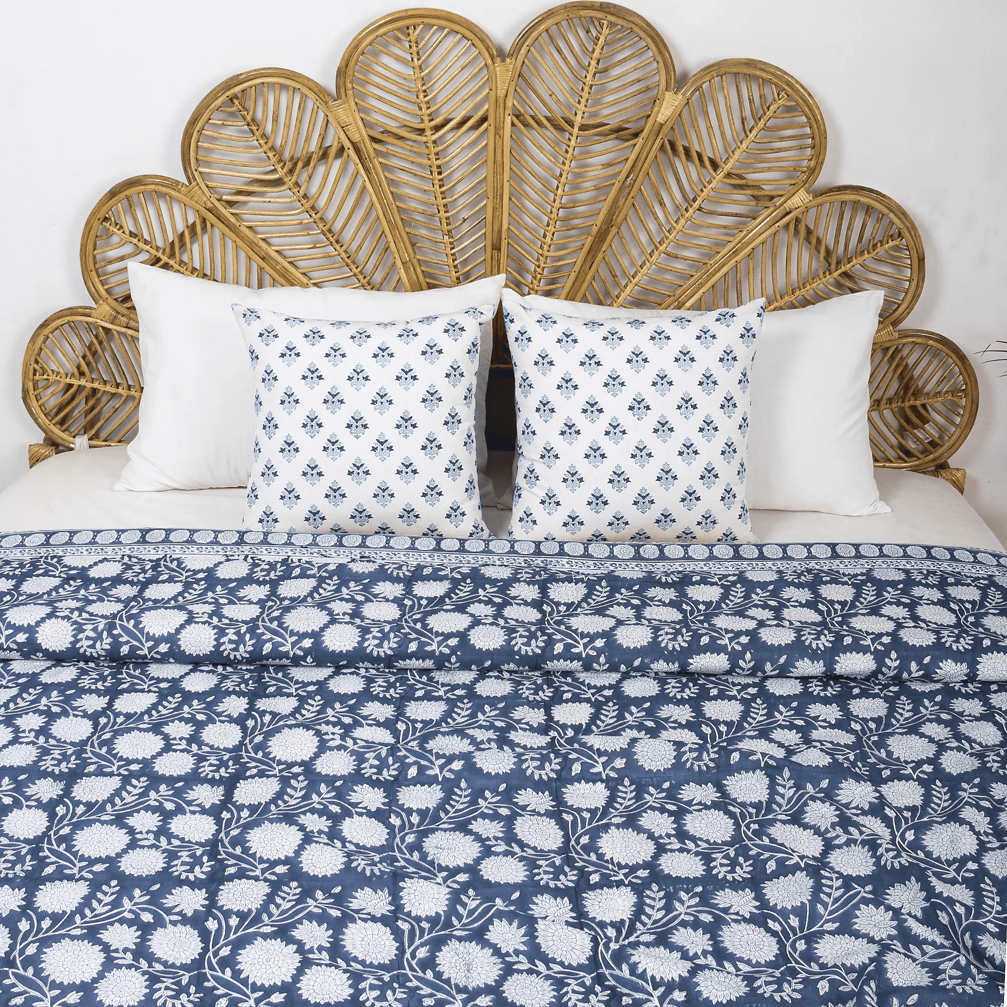 Hand Block Print Pure Cotton Dohar & Reversible