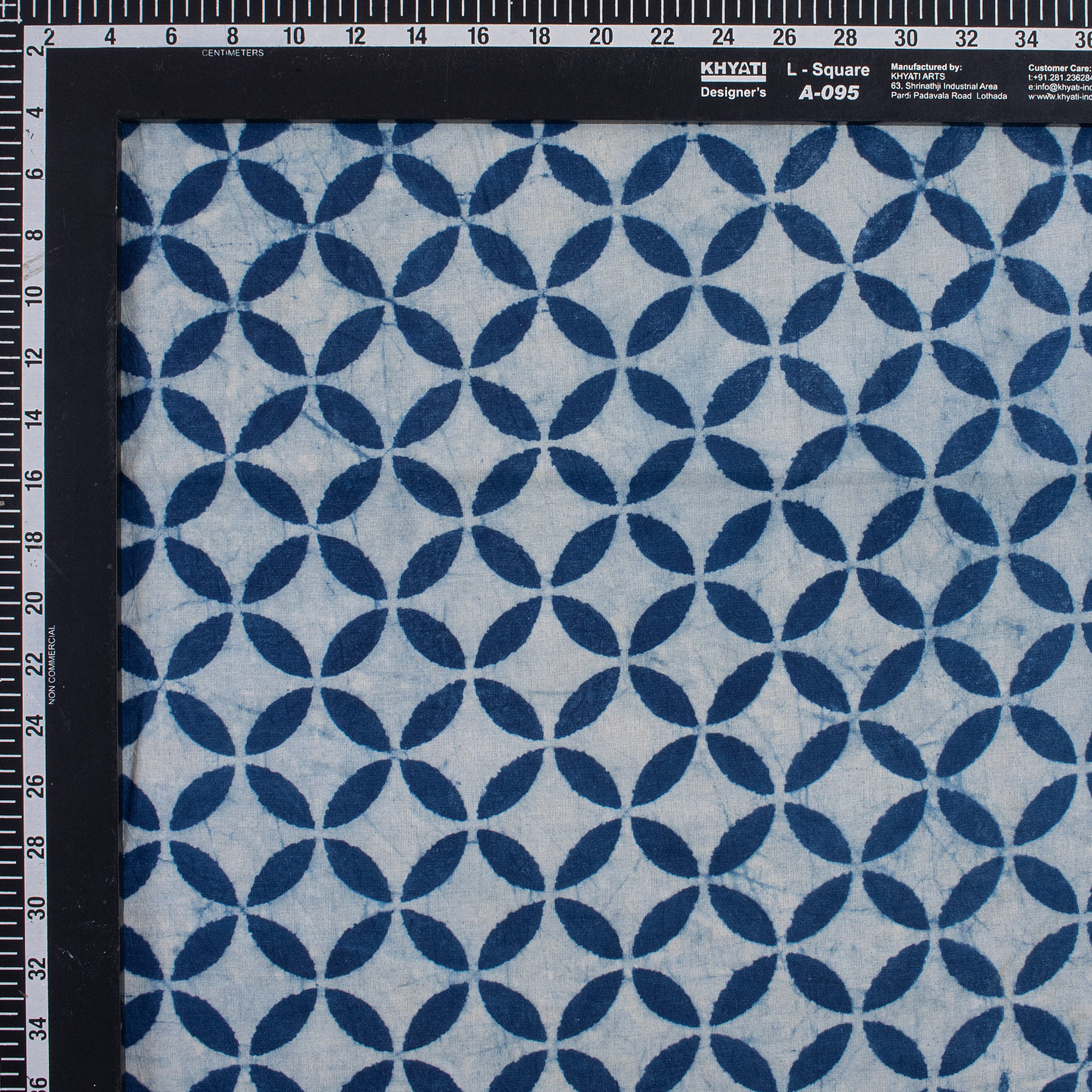 Indian Hand Block Printed Organic Natural Cotton Fabric