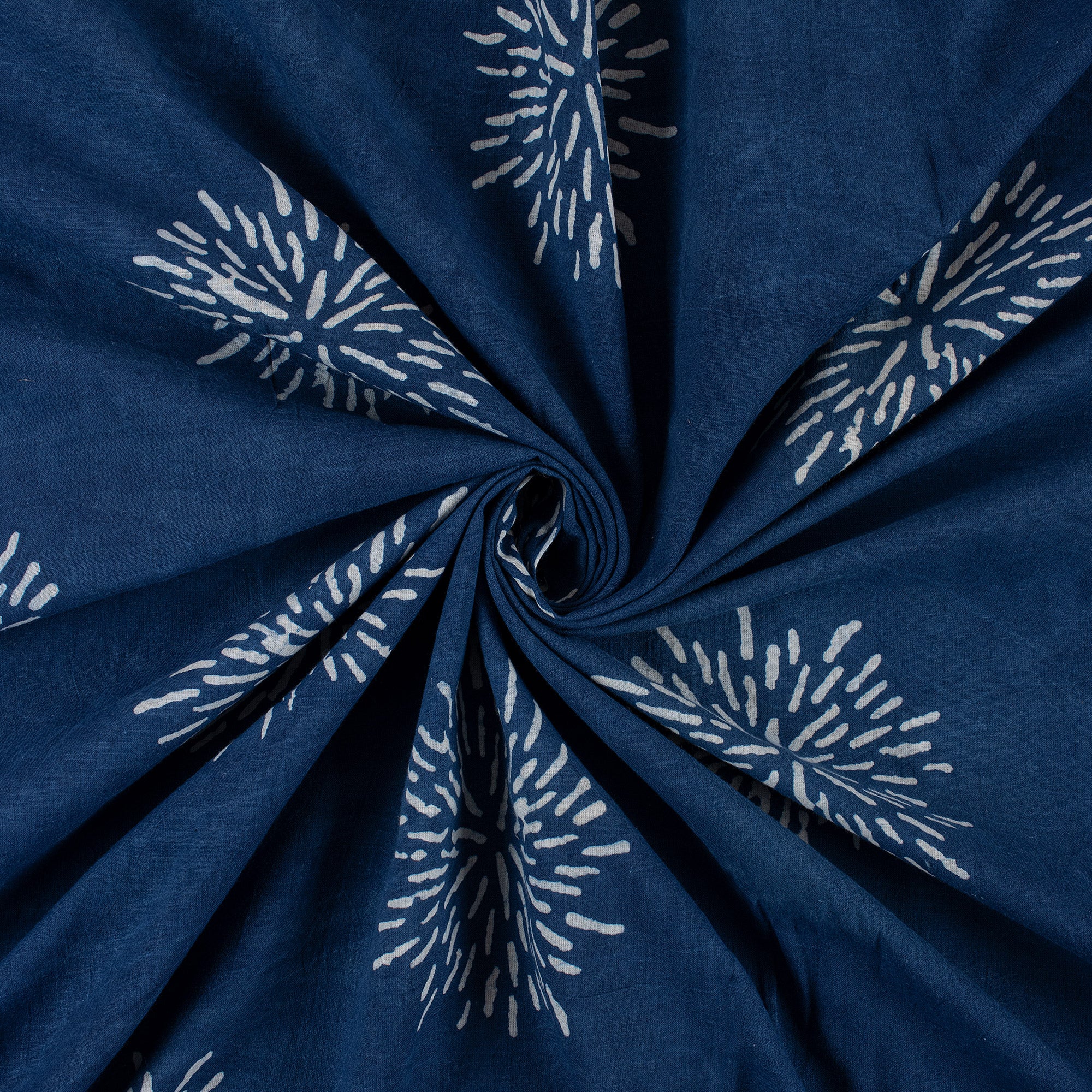 Premium Quality Hand Block Printed Floral Fabric