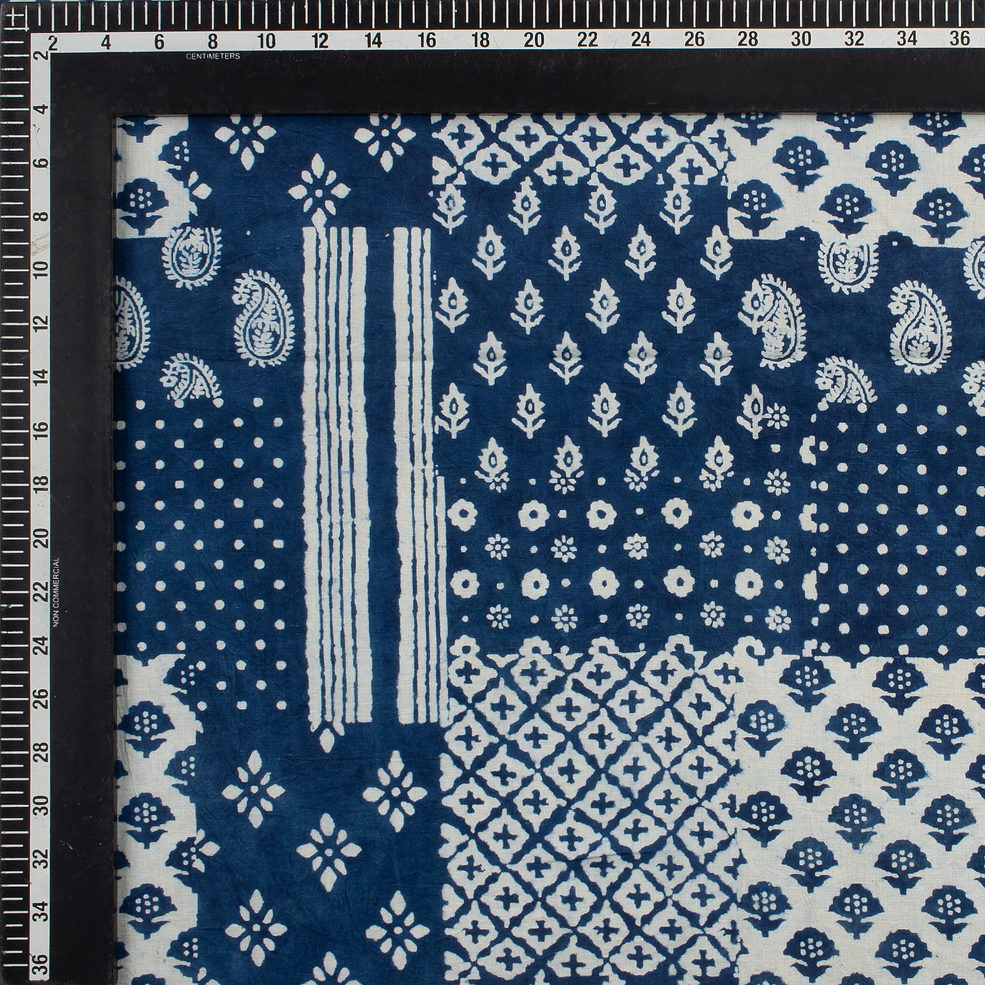 Patchwork Cotton Indigo Blue Hand Block Printed