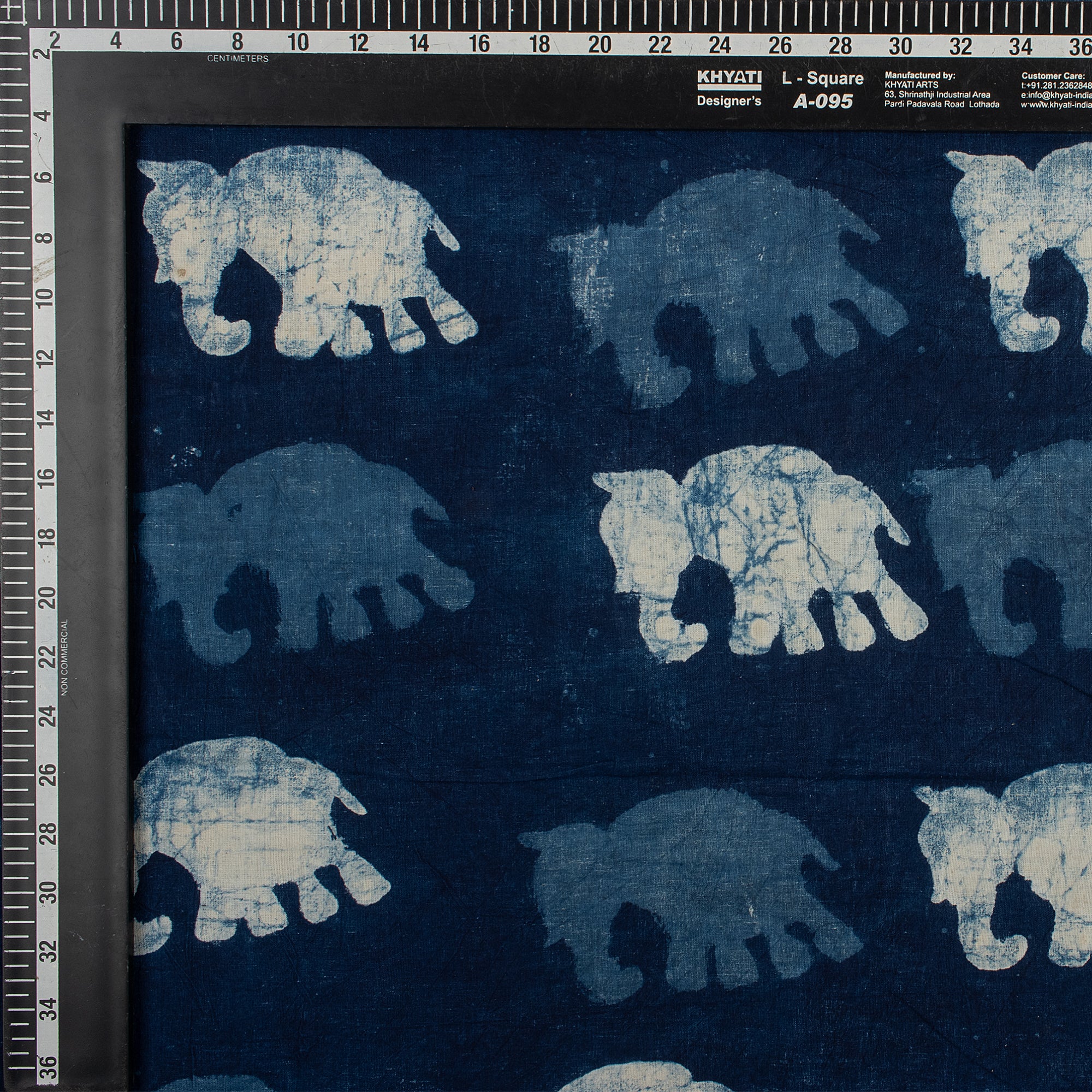 Indian Indigo Hand Block Printed Fabric Online