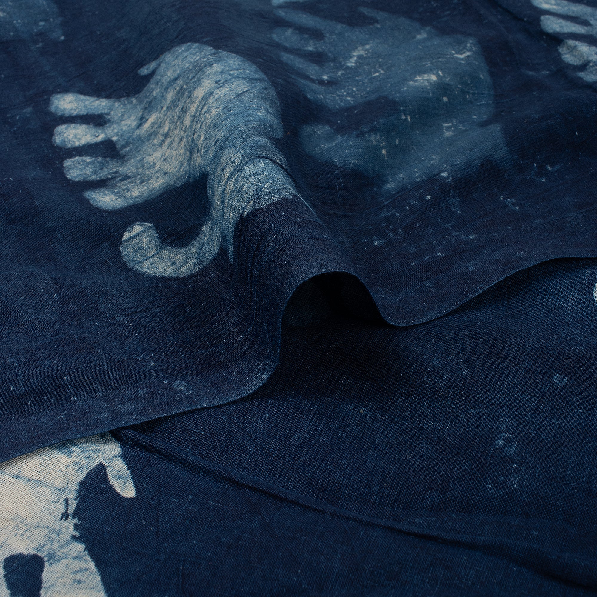 Indian Indigo Hand Block Printed Fabric Online