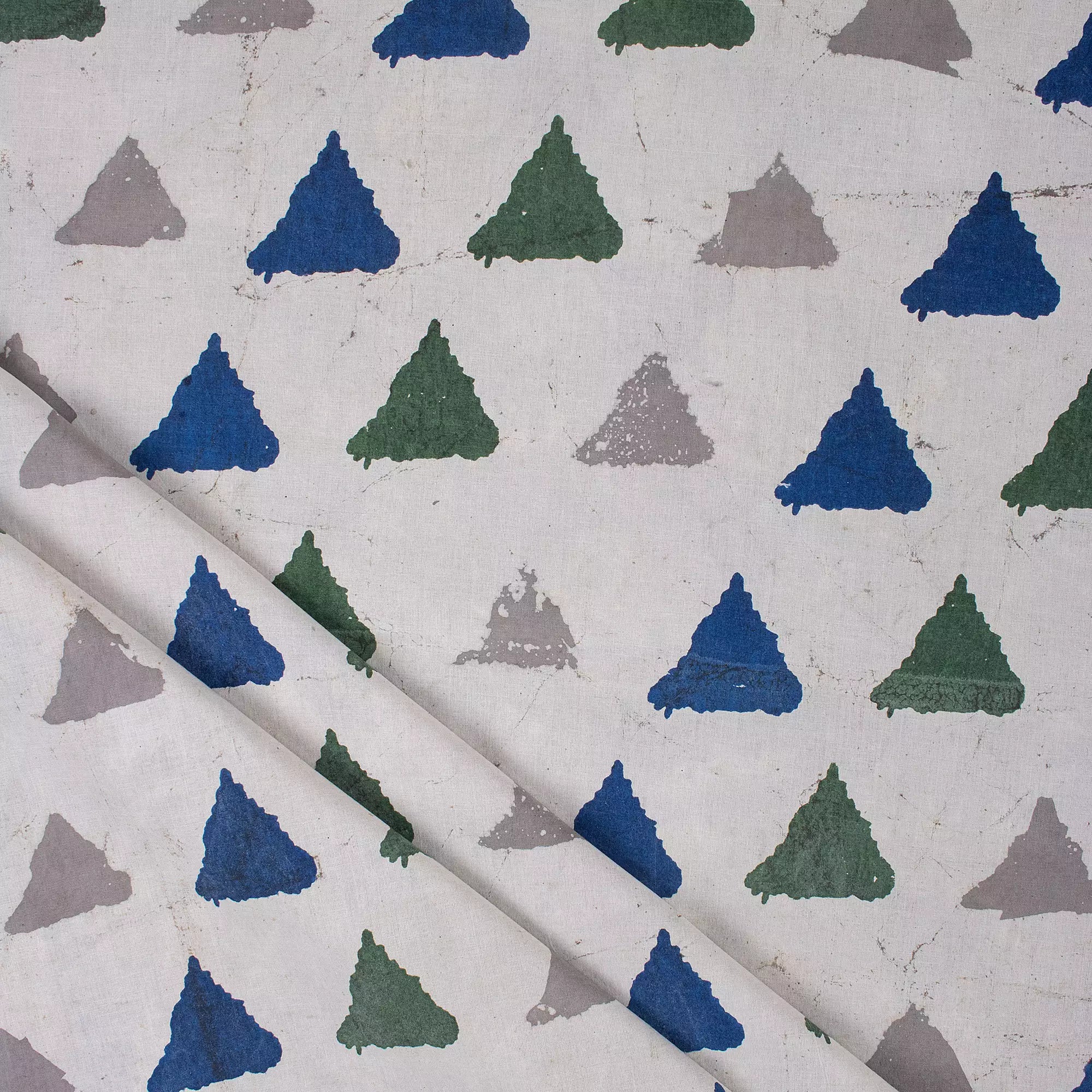 Indian Hand Block Printed Cotton Kashish Dress Fabric