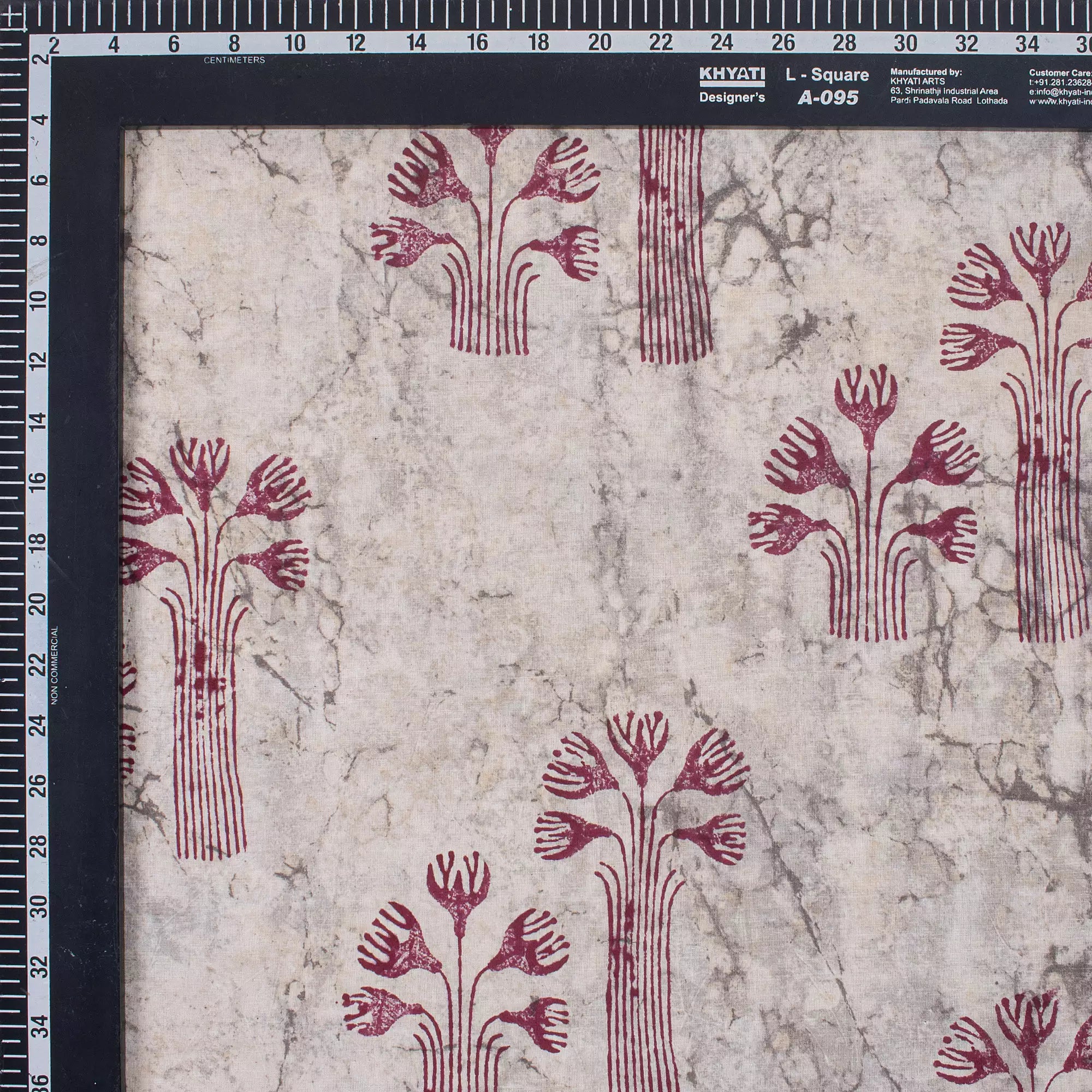 Block Printed Organic Cotton Kashish Fabric for Women