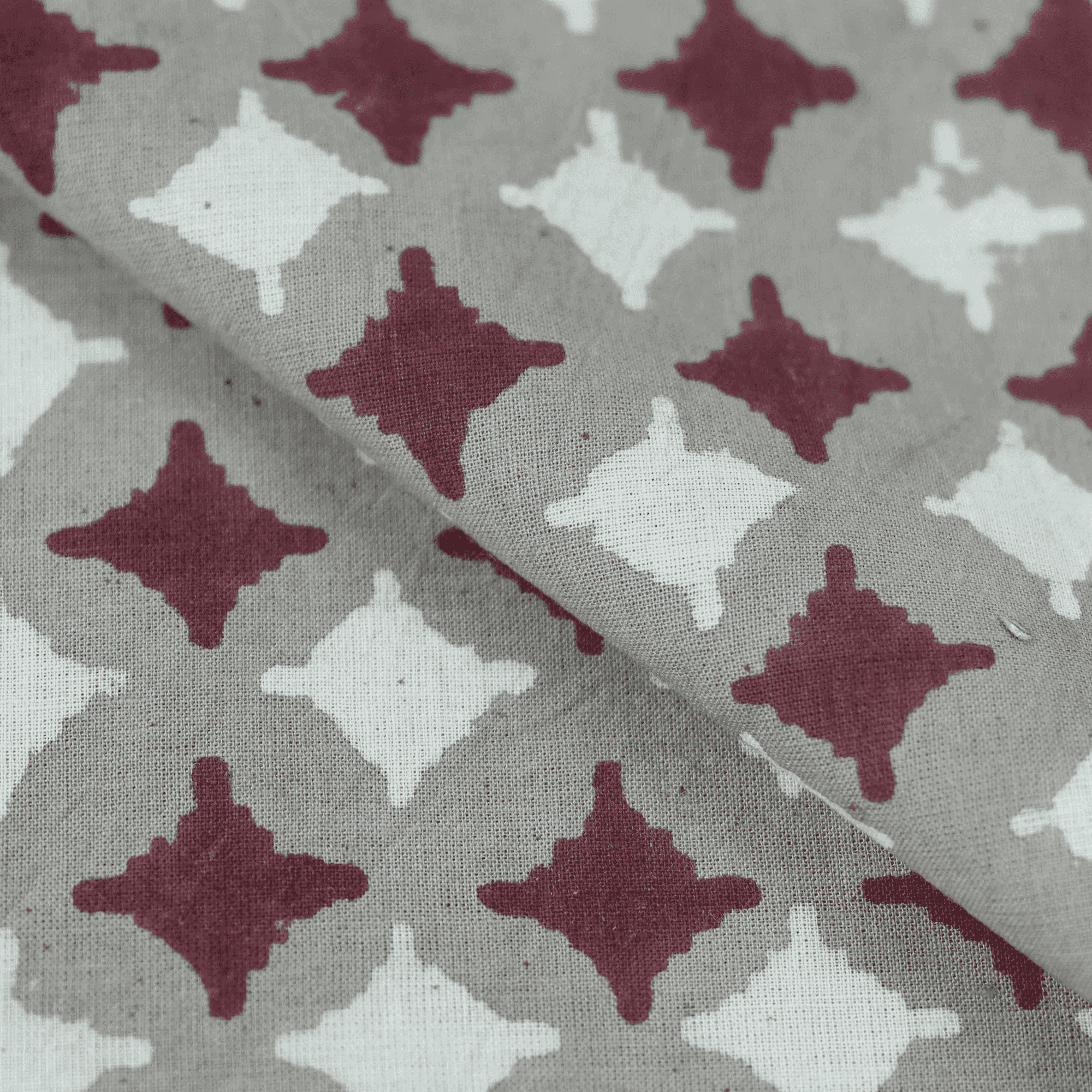 Red Kashish Star Print Pure Cotton