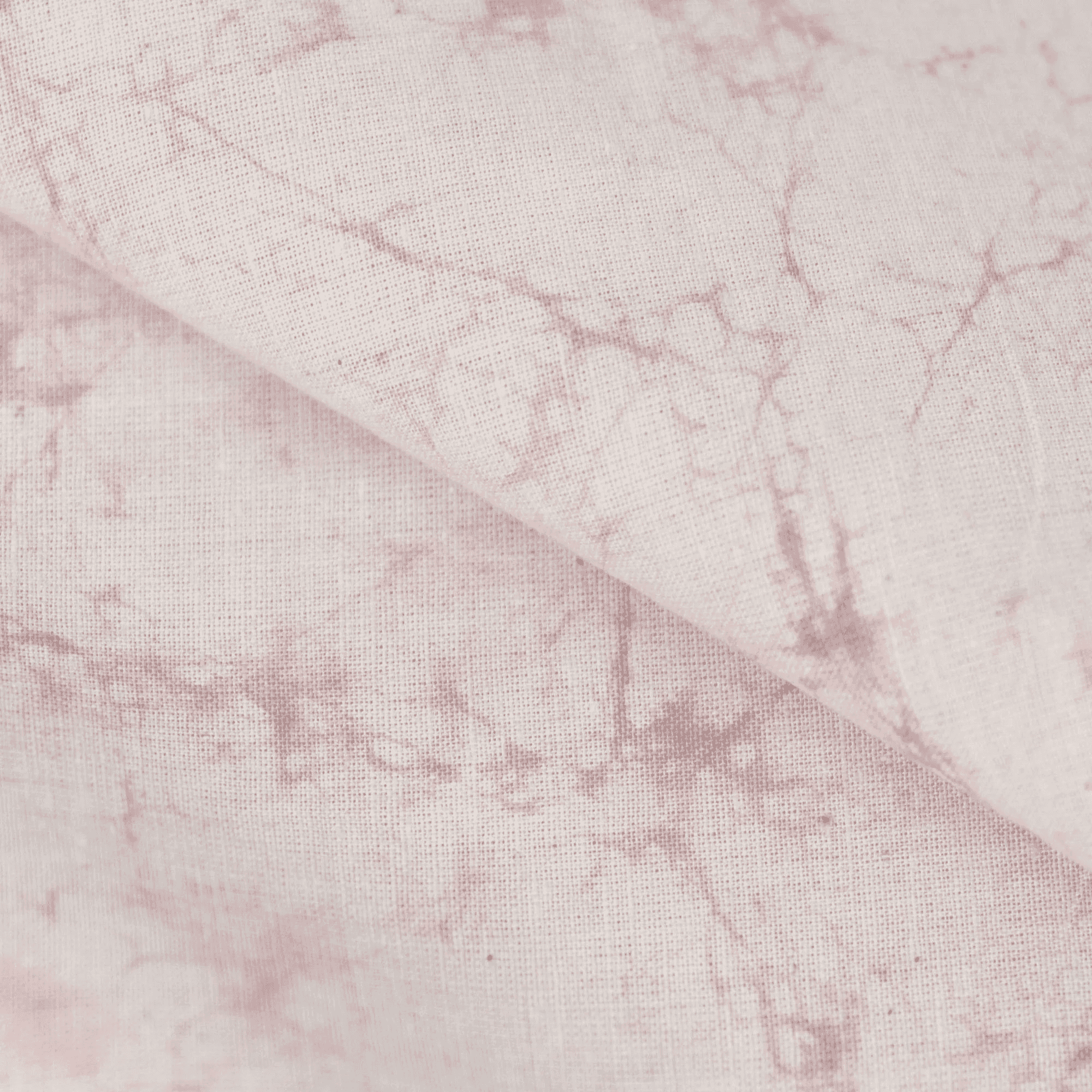 Tie Dye Pink Block Print Cotton Fabric