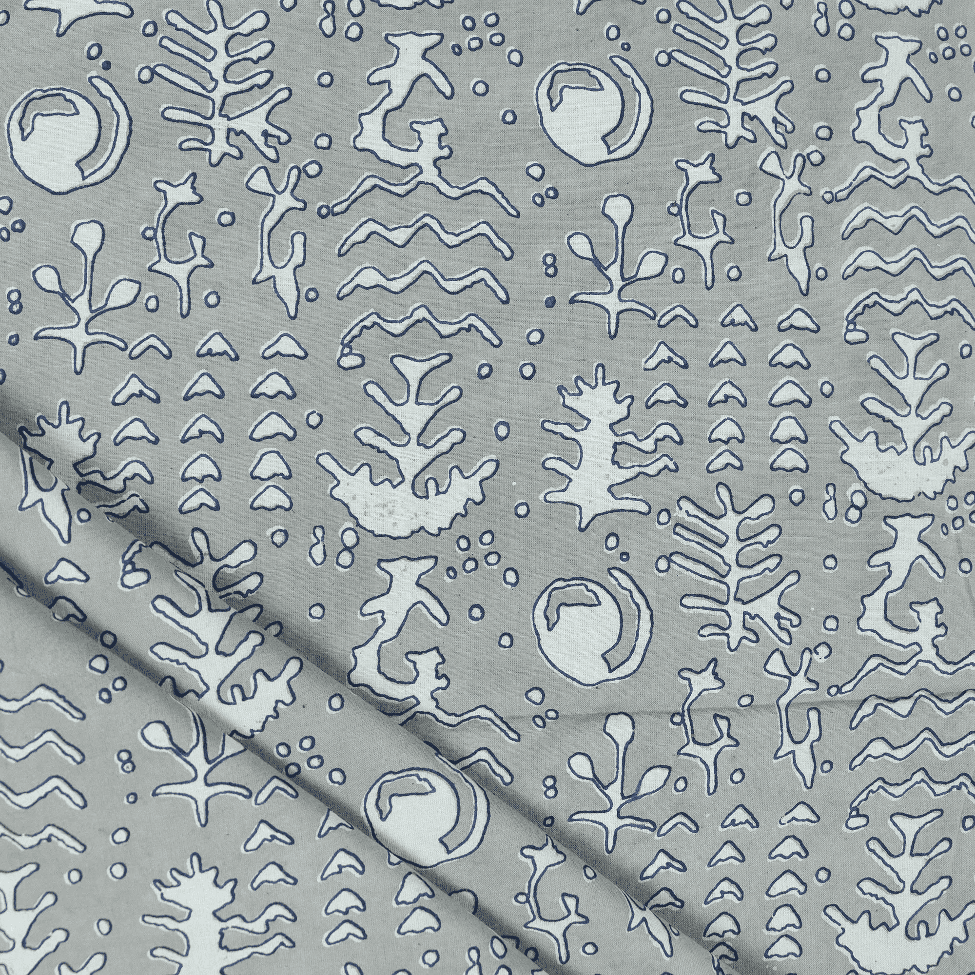 Abstract Print Top Kashish Pure Cotton Fabric