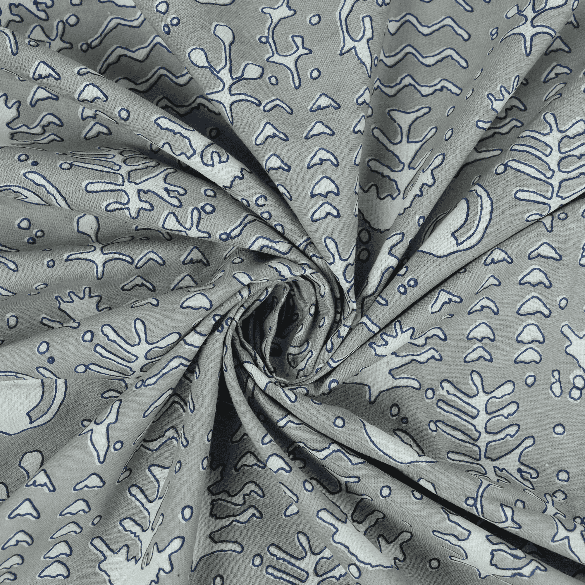 Abstract Print Top Kashish Pure Cotton Fabric