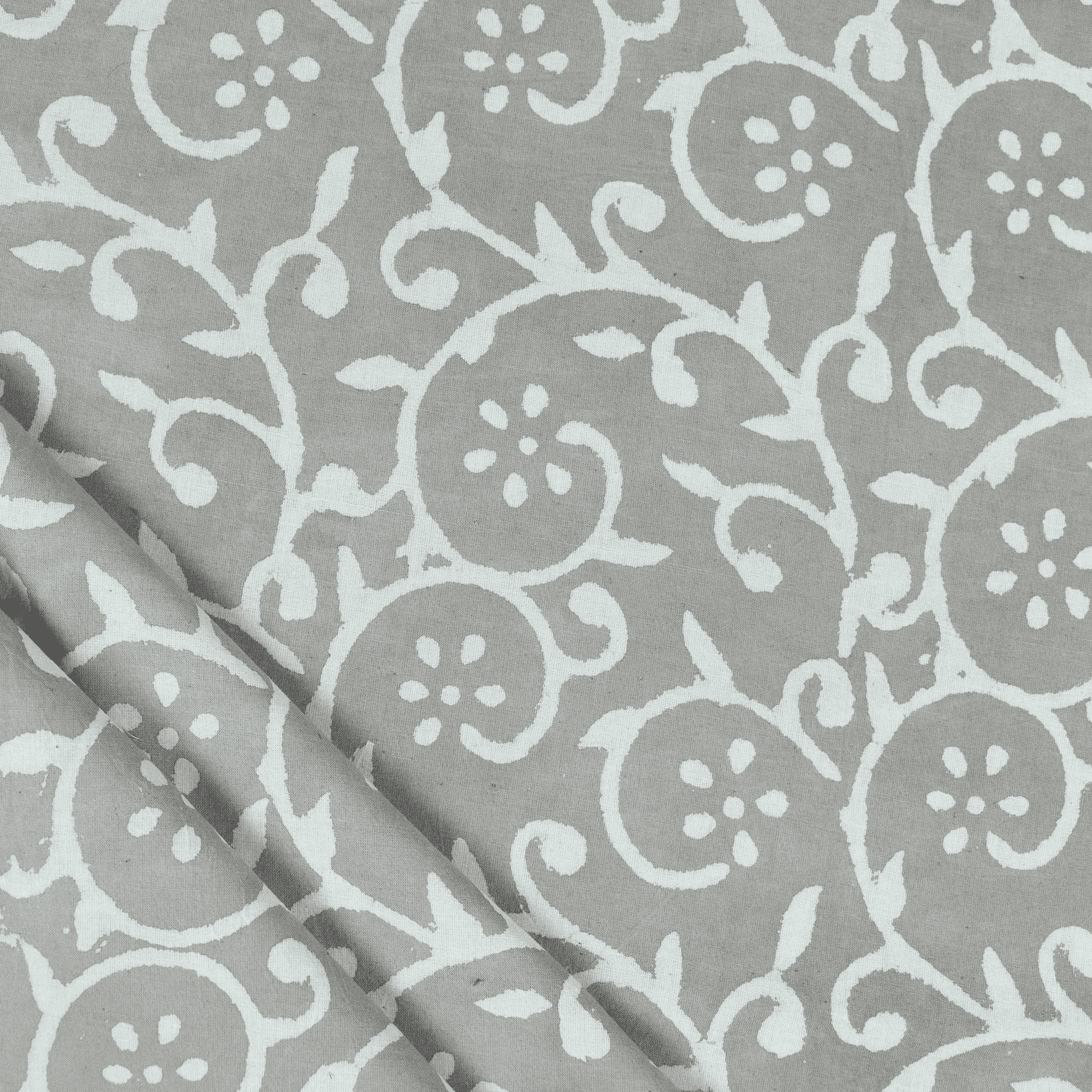Kashish Floral Print Organic Cotton Fabric