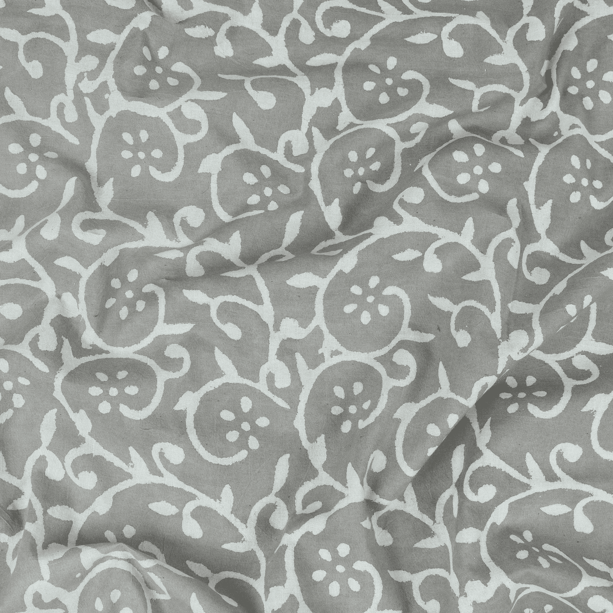 Kashish Floral Print Organic Cotton Fabric