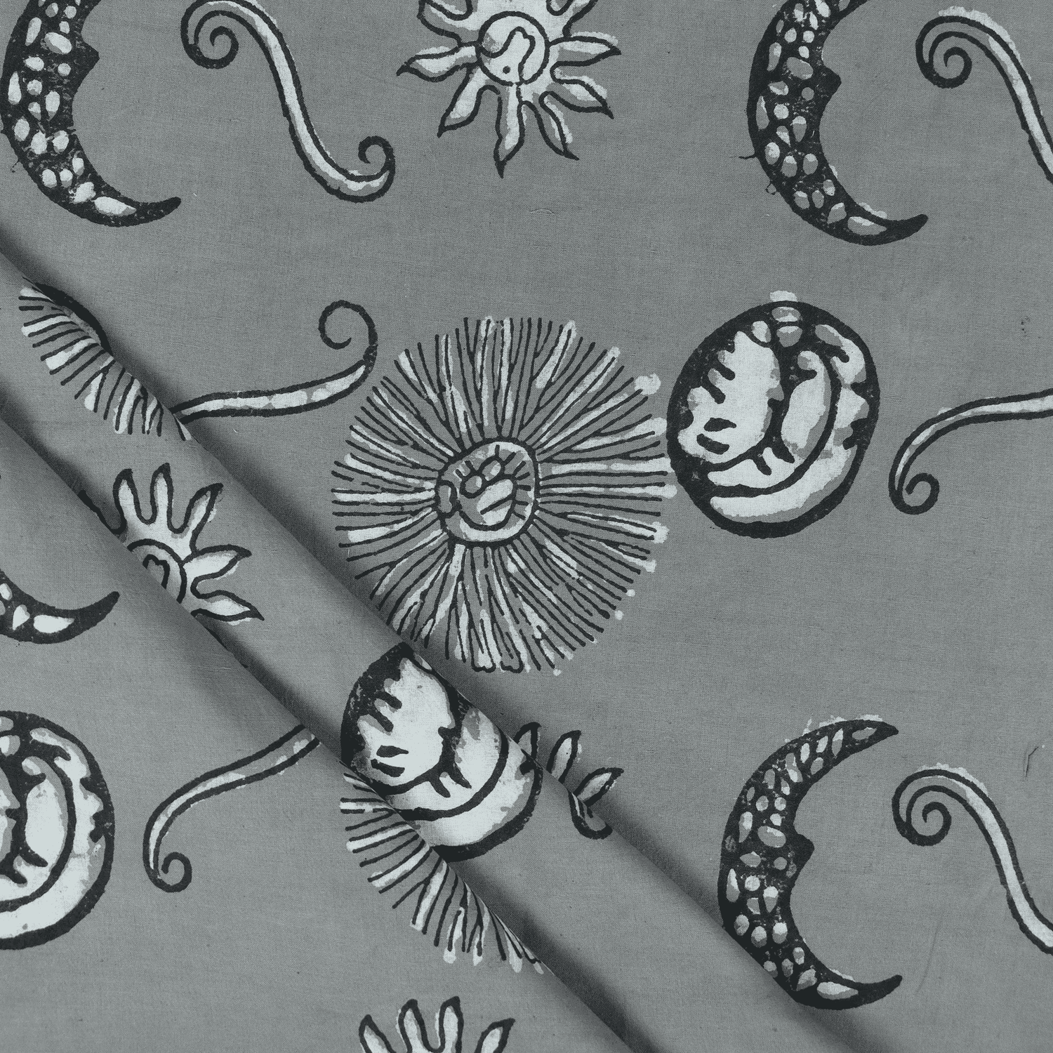 Kashish Cotton Hand Blocked Fabric