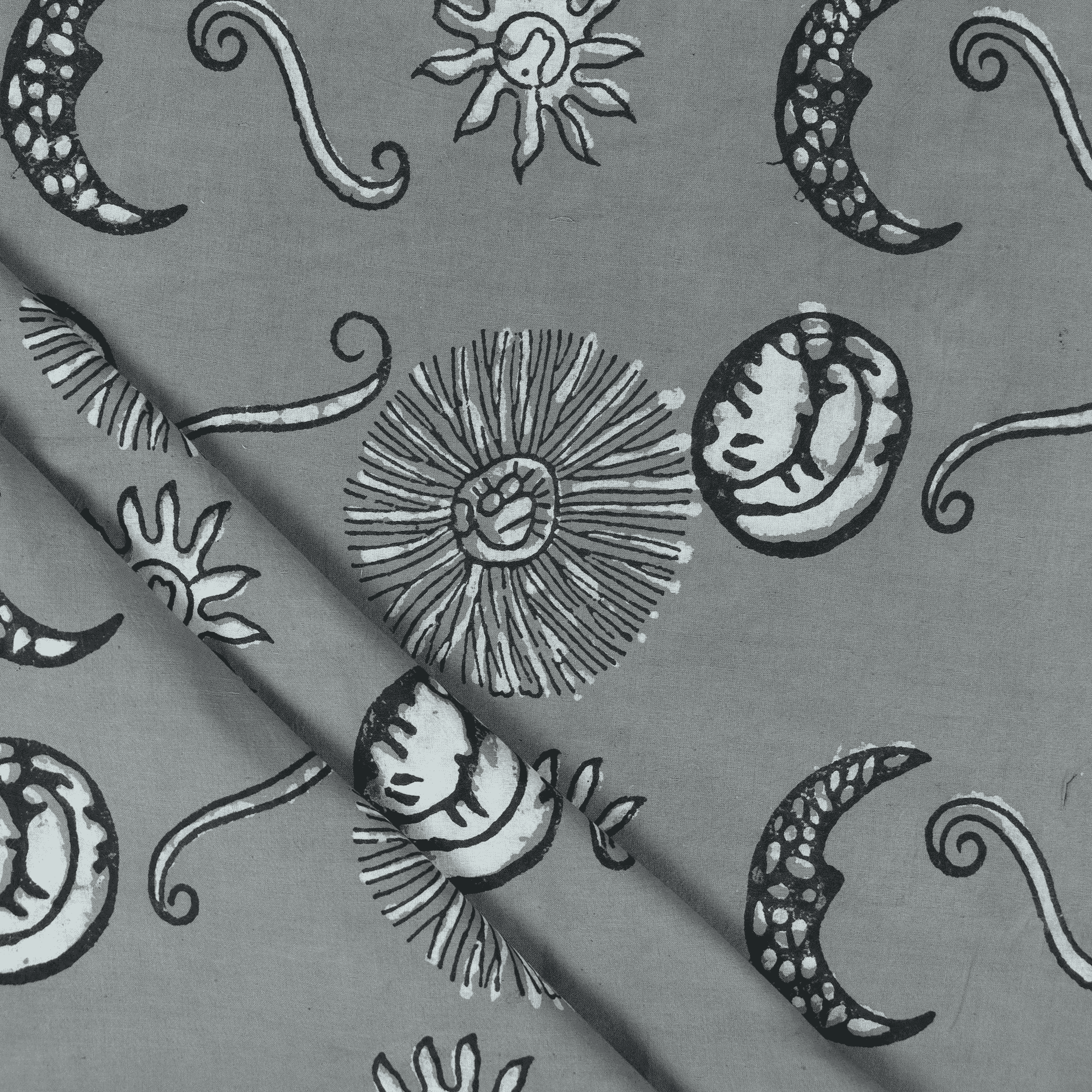 Kashish Cotton Hand Blocked Fabric